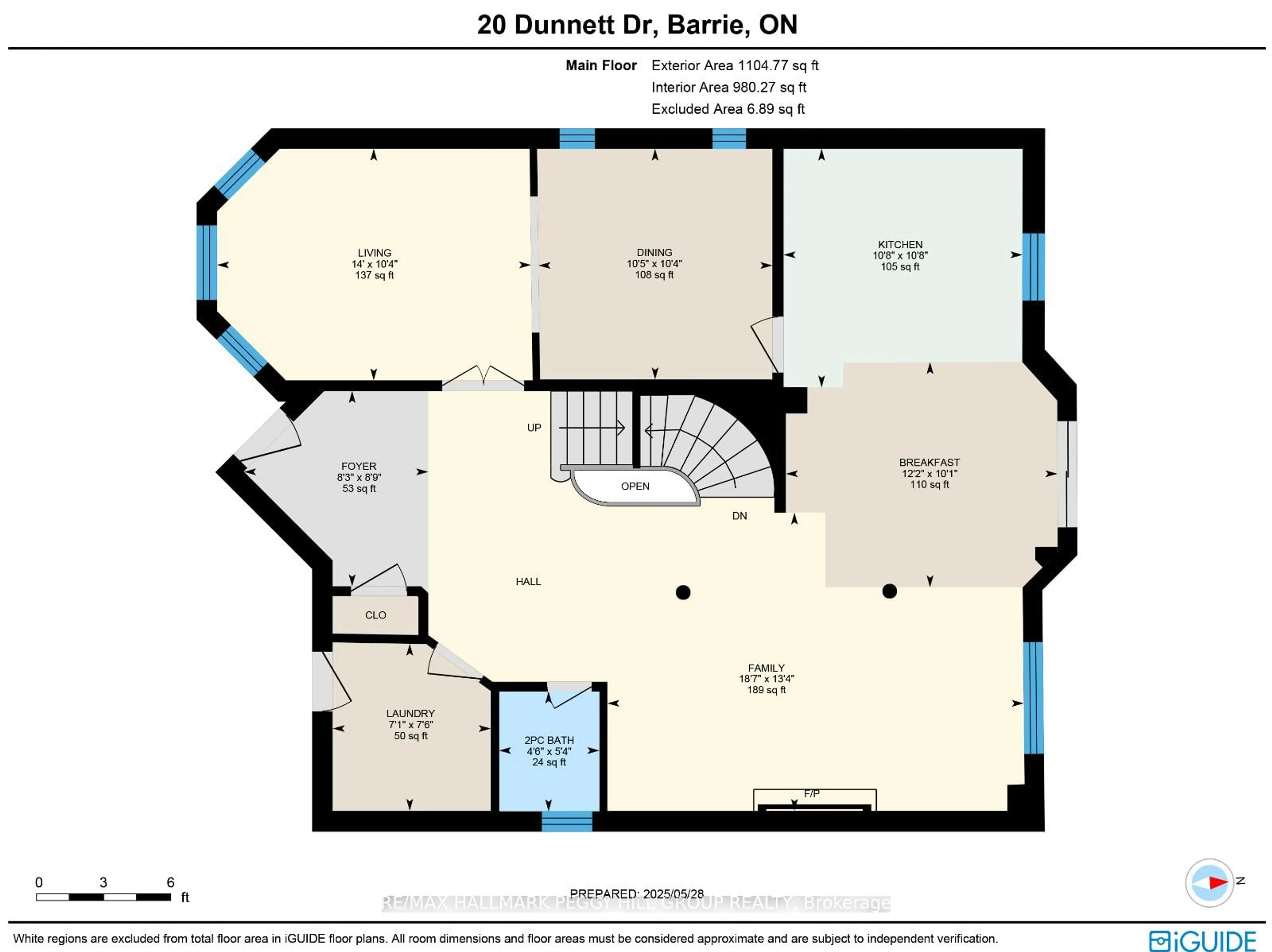 Floor plan for 20 Dunnett Dr, Barrie Ontario L4N 0H9