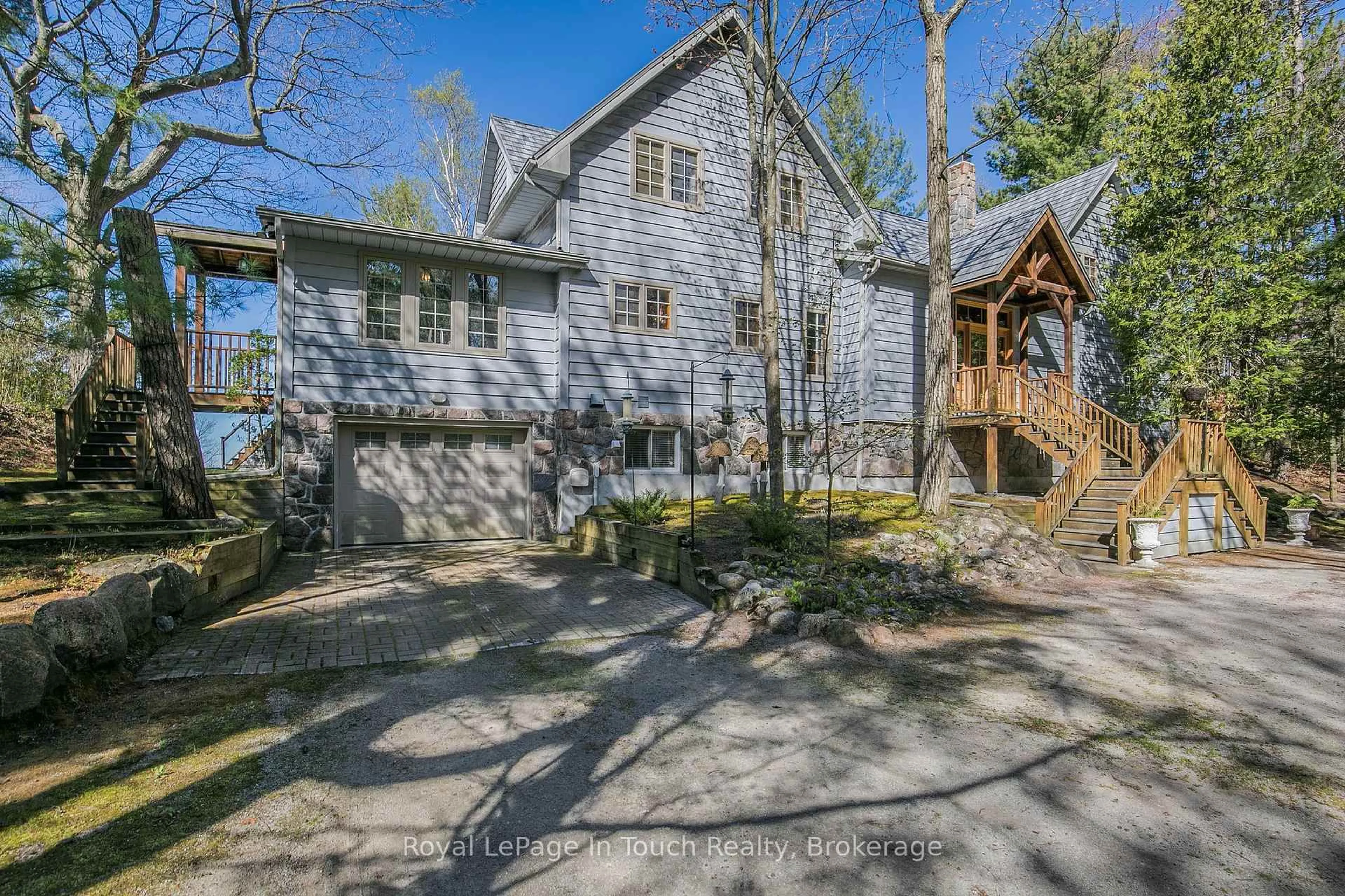 A pic from outside/outdoor area/front of a property/back of a property/a pic from drone, street for 731 Concession 15 Rd, Tiny Ontario L9M 0H7