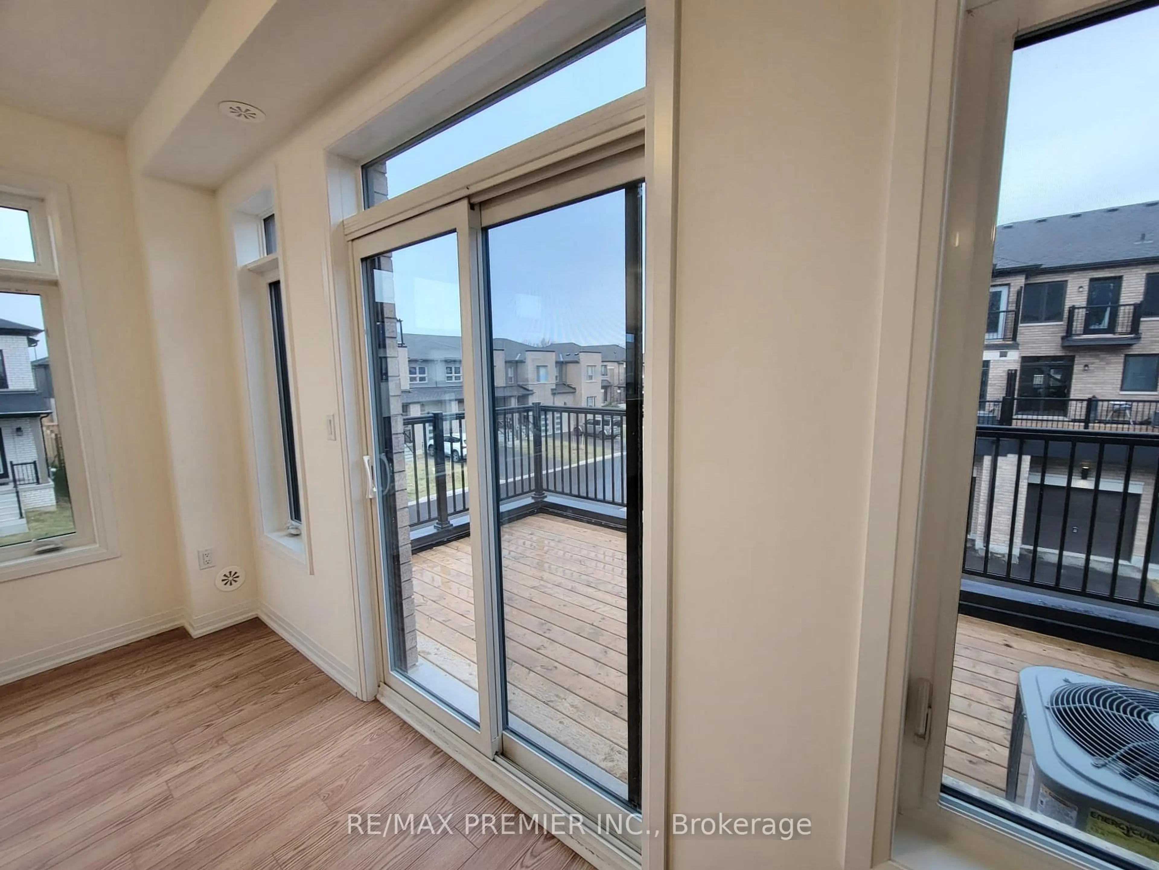 Balcony in the apartment, city buildings view from balcony for 41 Cherry Hill Lane, Barrie Ontario L4N 6K7