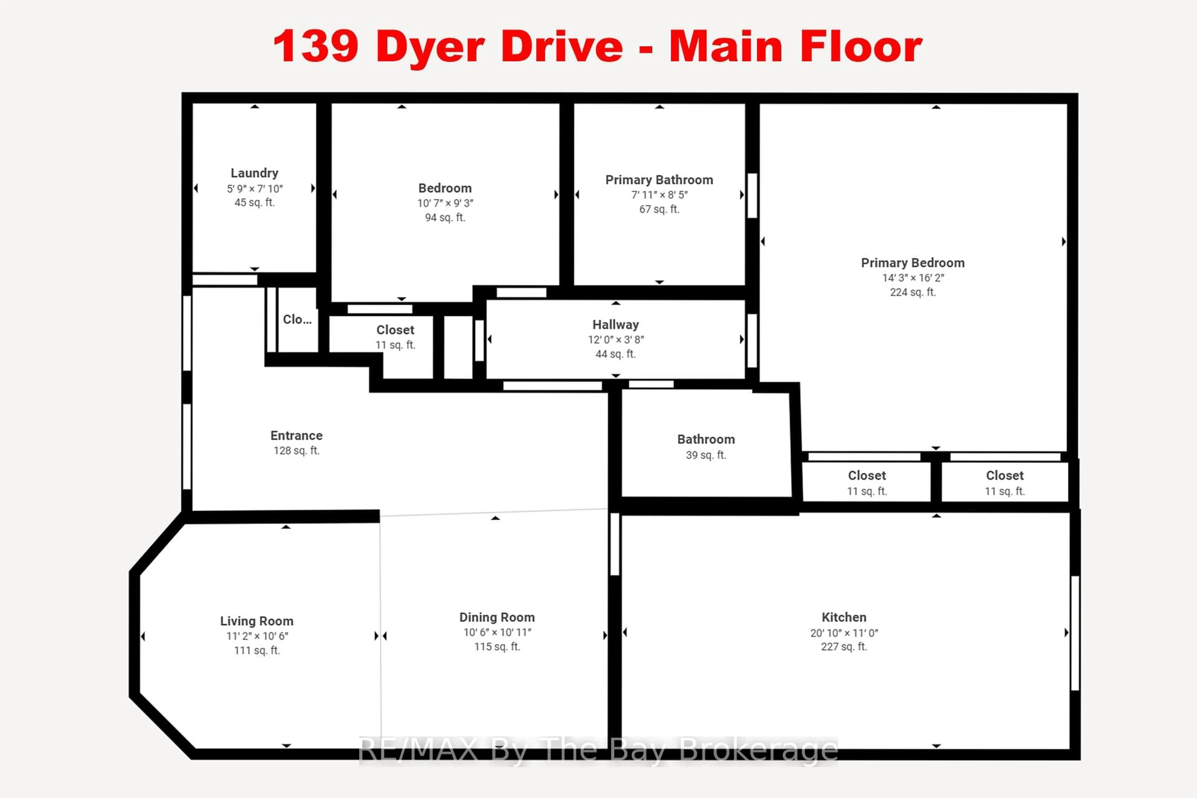 Floor plan for 139 Dyer Dr, Wasaga Beach Ontario L9Z 1M1