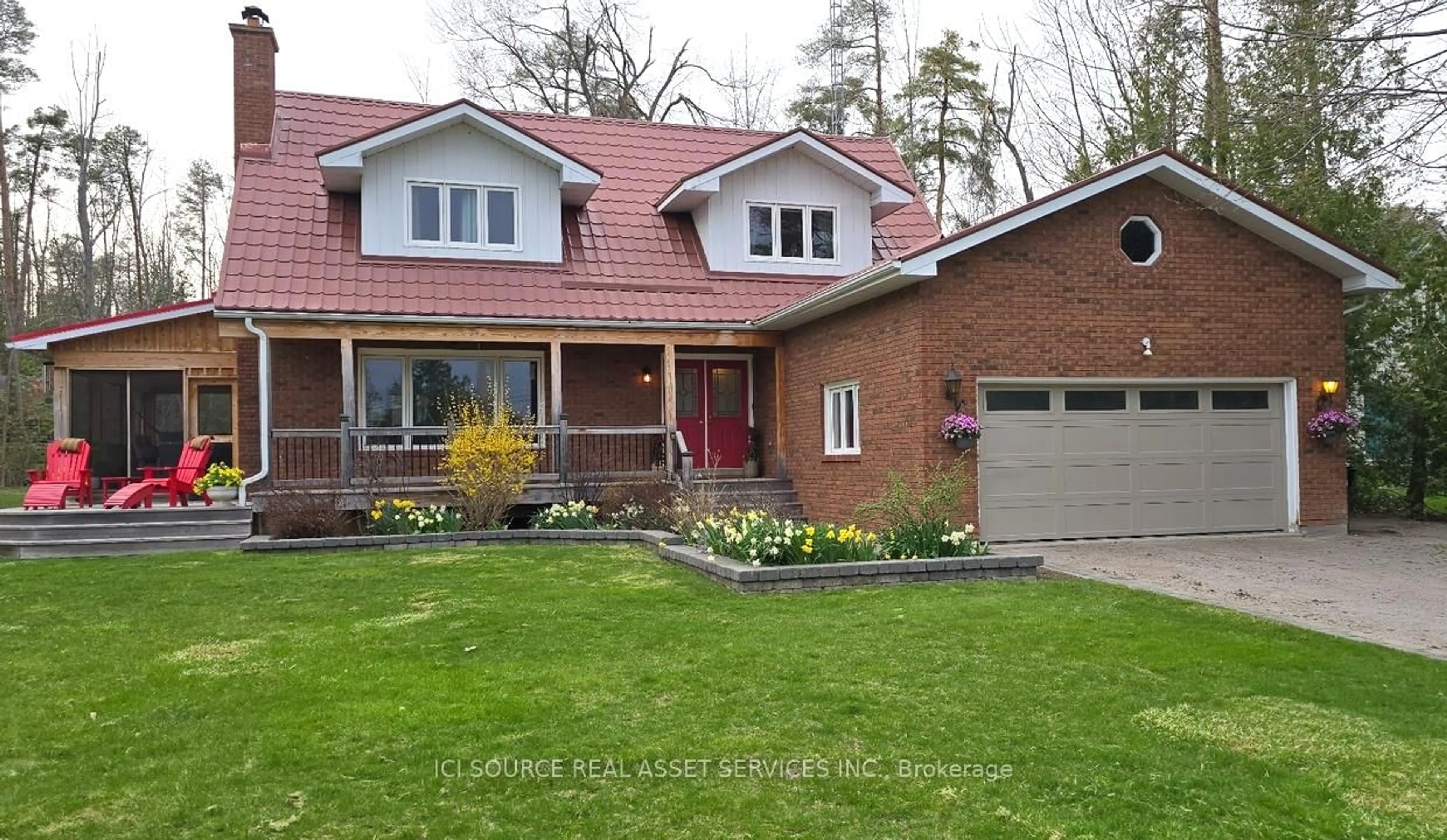 Home with brick exterior material, street for 126 Brambel Rd, Oro-Medonte Ontario L0L 2L0