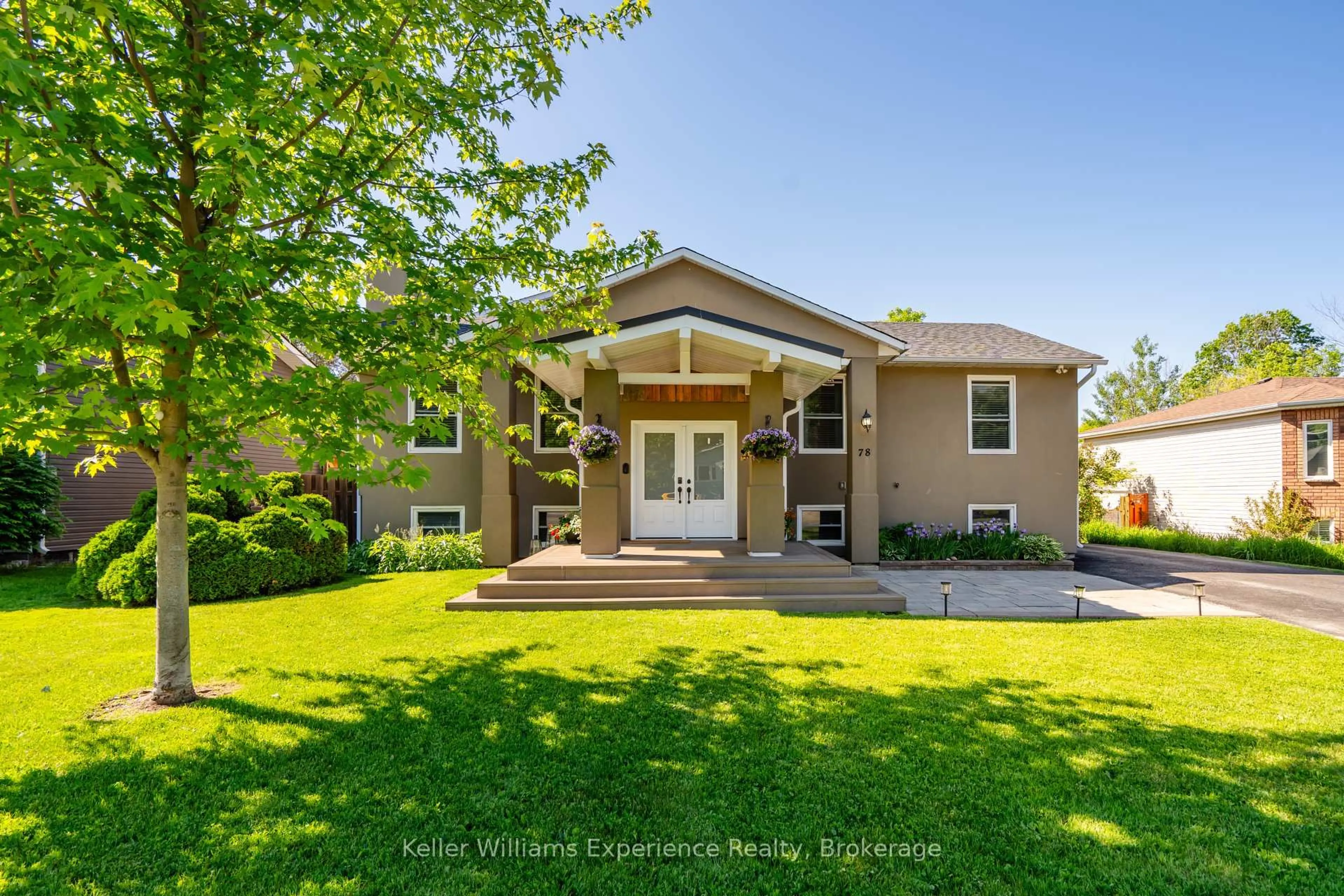 Home with vinyl exterior material, street for 78 John Dillingno St, Tay Ontario L0K 2A0