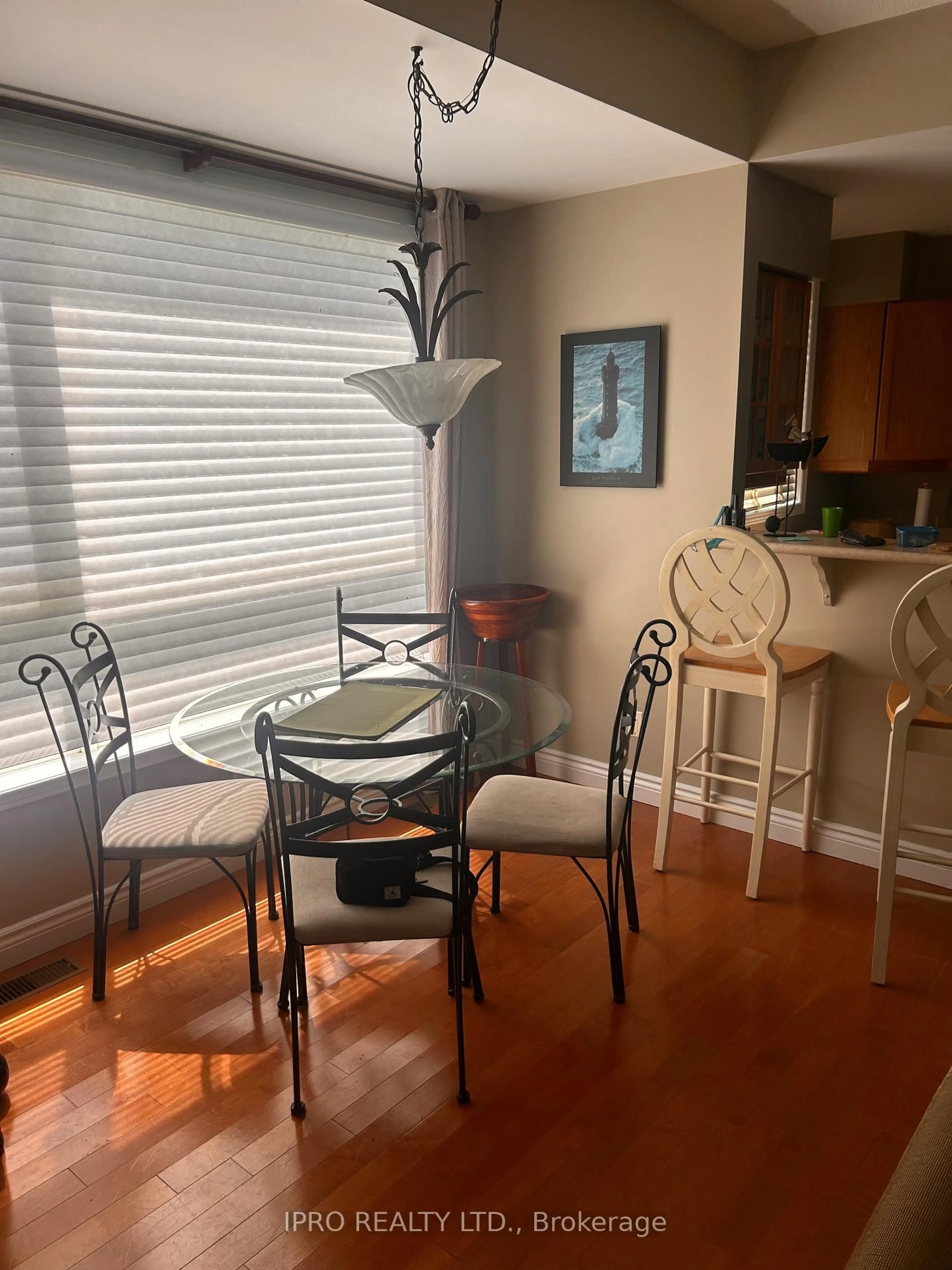 Dining room, wood/laminate floor for 445 Mariners Way #8, Collingwood Ontario L9Y 5C7
