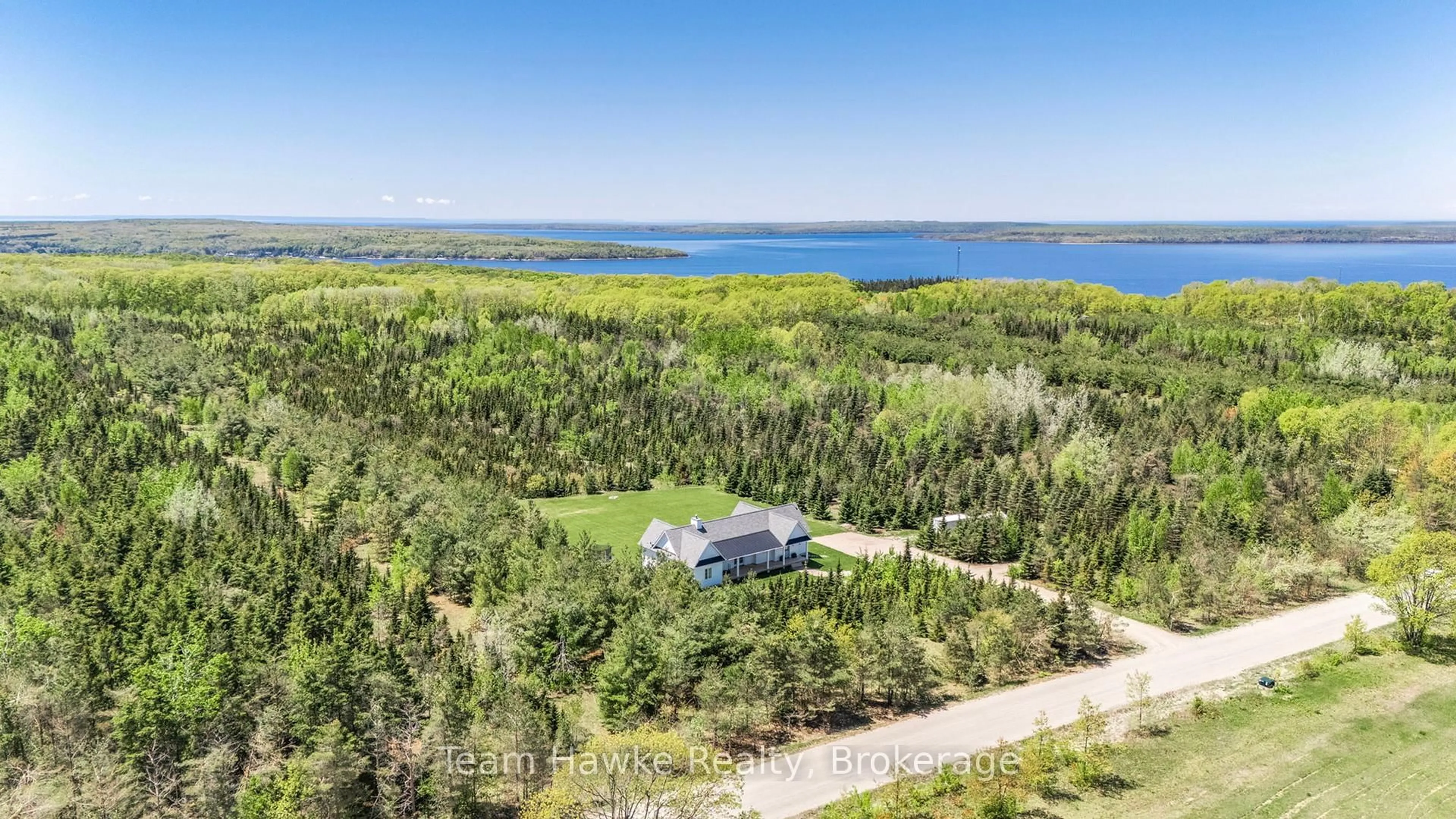 A pic from outside/outdoor area/front of a property/back of a property/a pic from drone, water/lake/river/ocean view for 1620 Methodist Point Rd, Tiny Ontario L9M 0M4