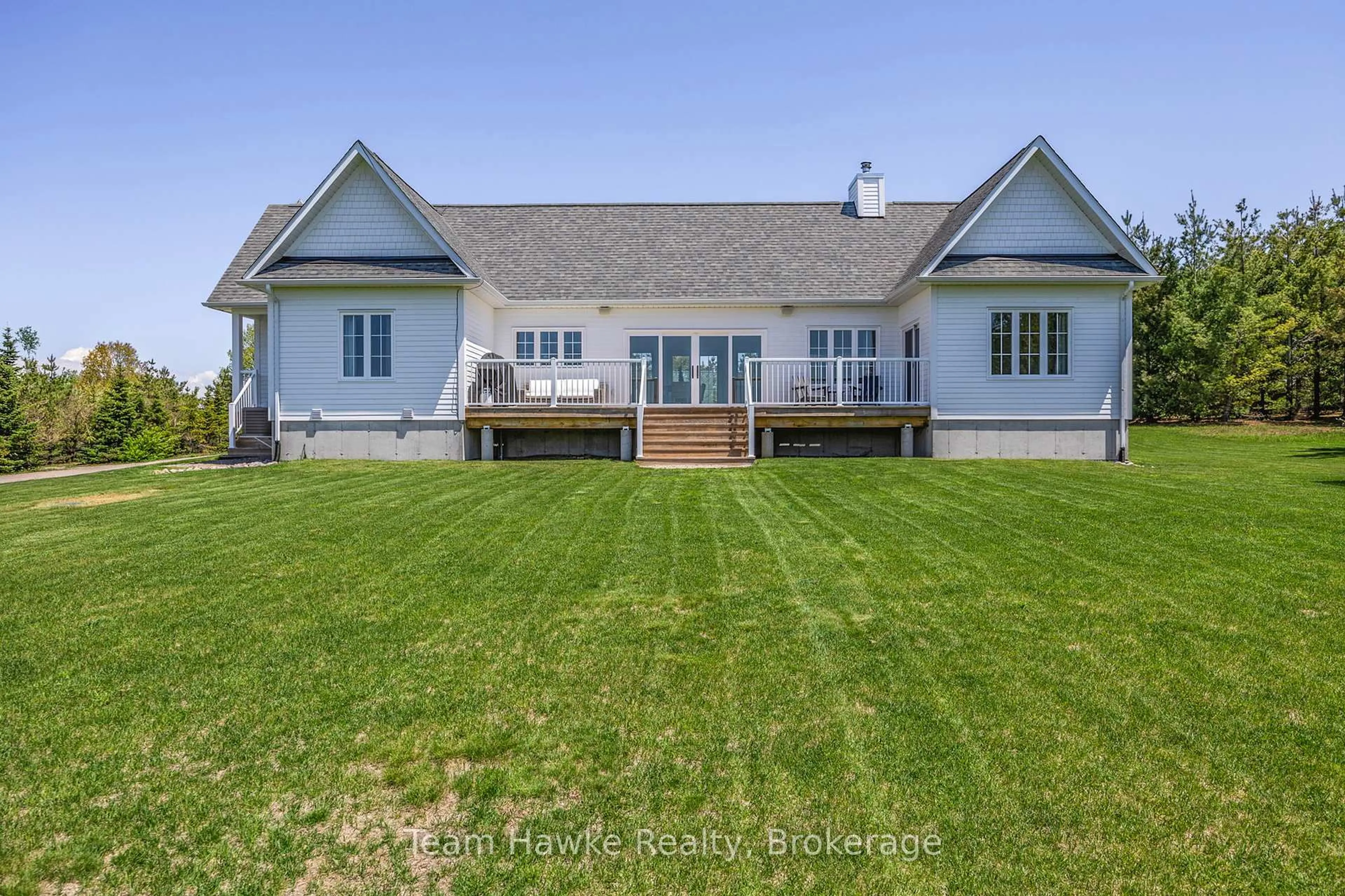 A pic from outside/outdoor area/front of a property/back of a property/a pic from drone, water/lake/river/ocean view for 1620 Methodist Point Rd, Tiny Ontario L9M 0M4