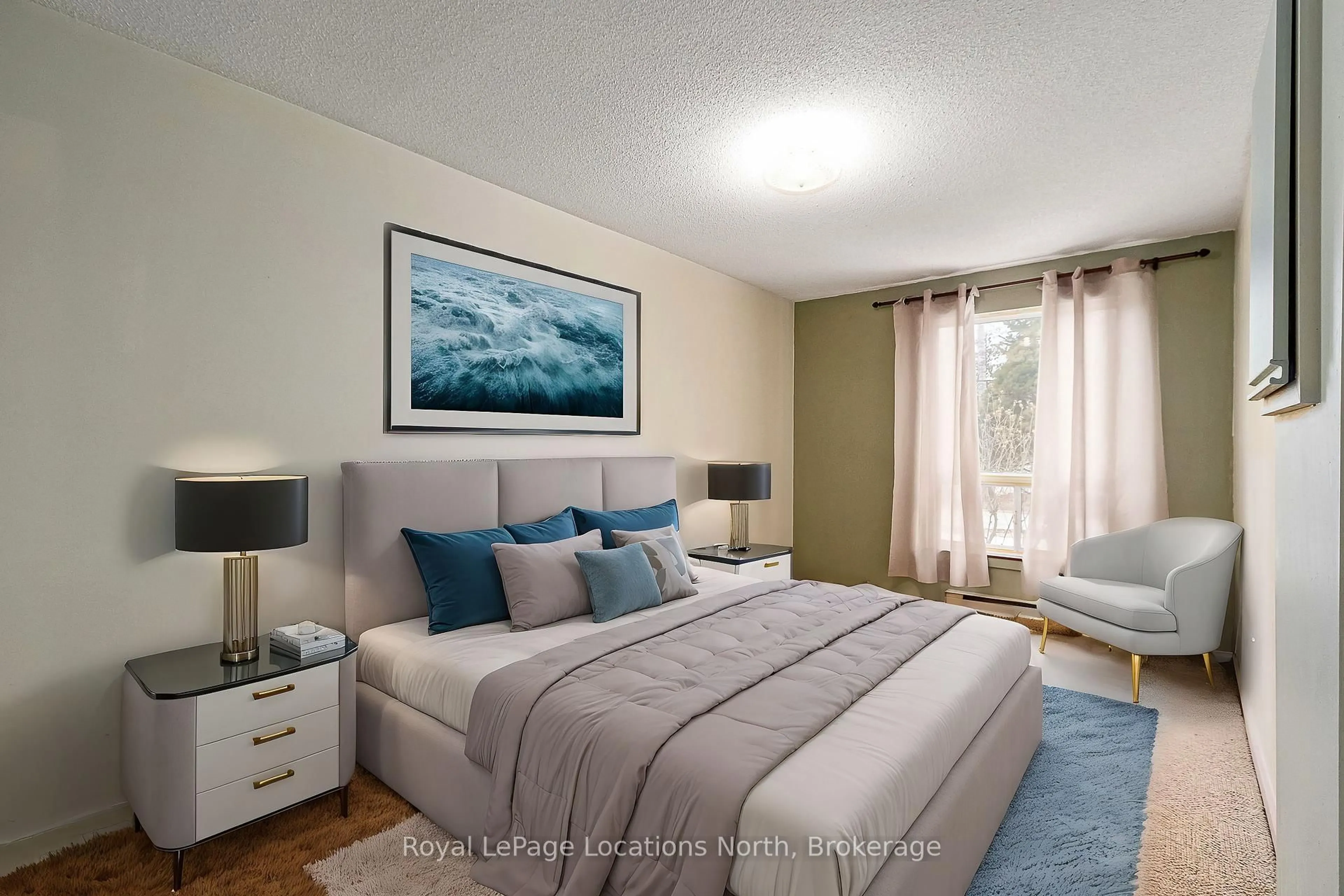 Bedroom with bed, unknown for 891 River Rd #1, Wasaga Beach Ontario L9Z 2K8