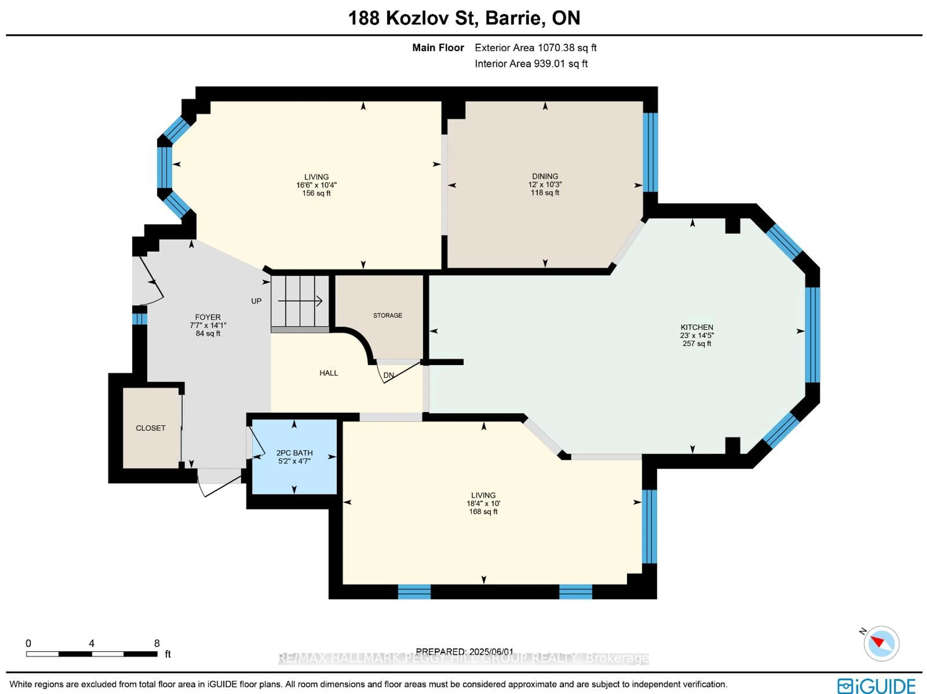 Floor plan for 188 Kozlov St, Barrie Ontario L4N 7H5