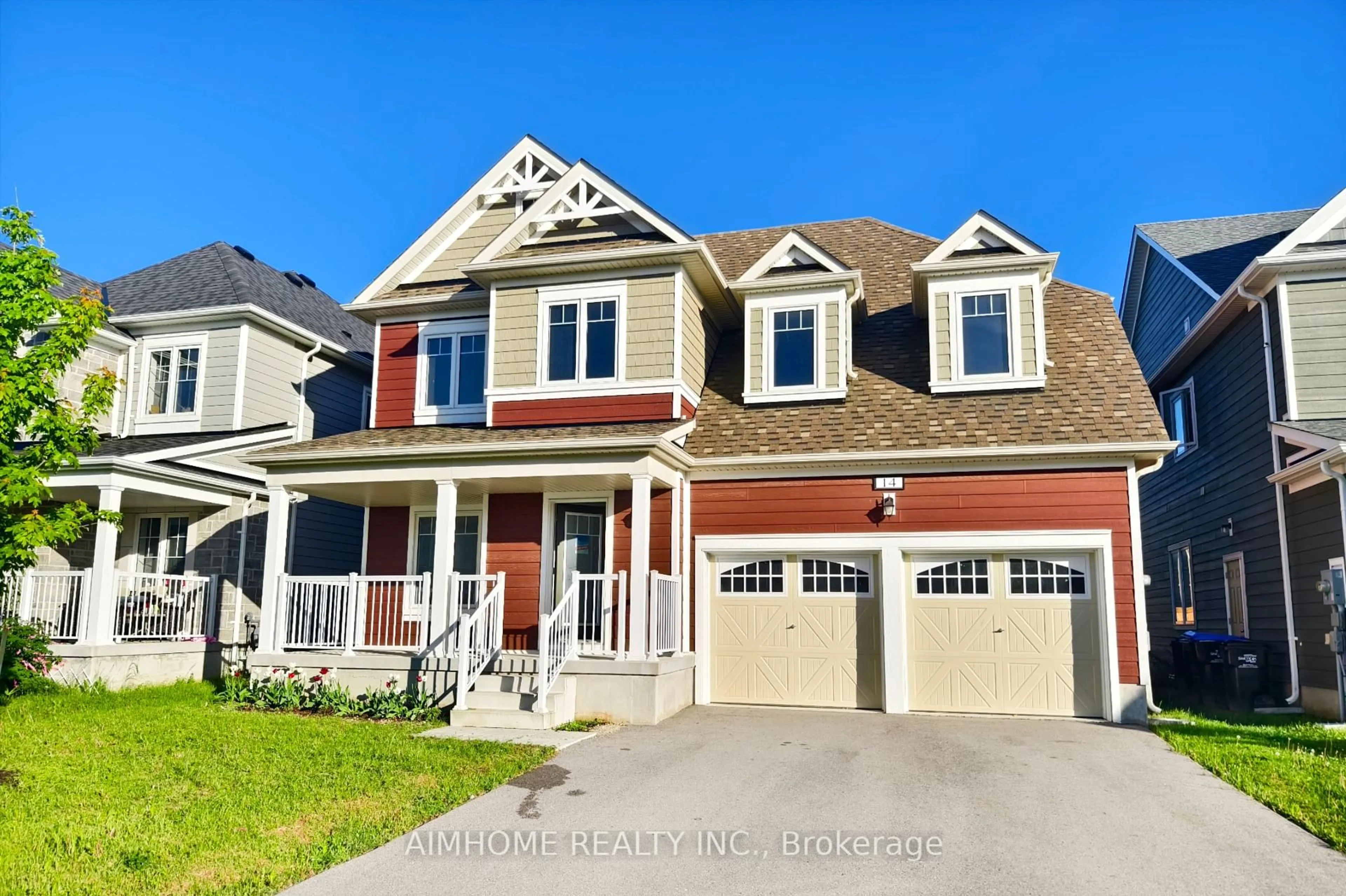 Home with brick exterior material, street for 14 Catamaran Dr, Wasaga Beach Ontario L9Z 2X2