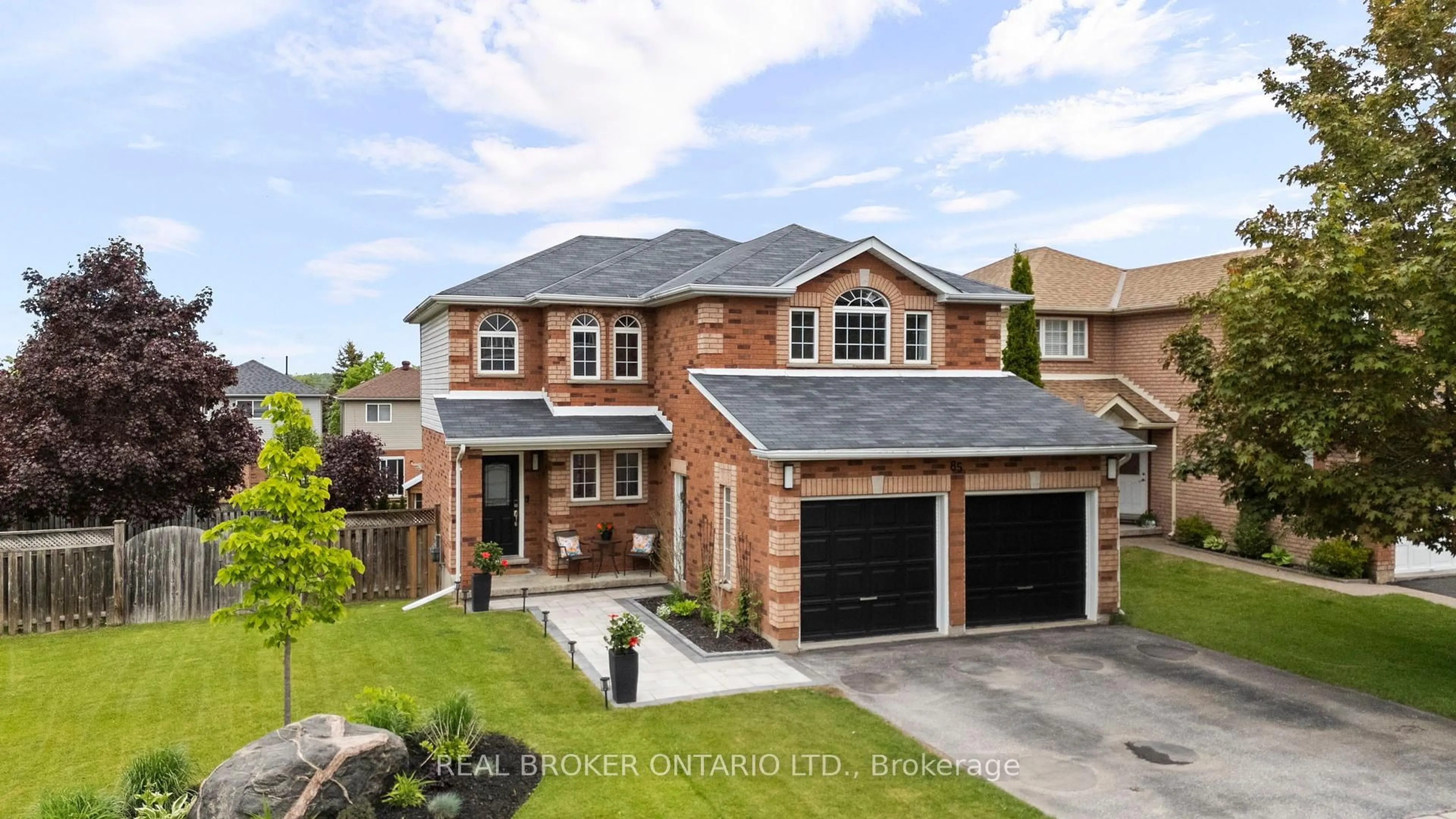 Home with brick exterior material, street for 85 Vanessa Dr, Orillia Ontario L3V 7W9