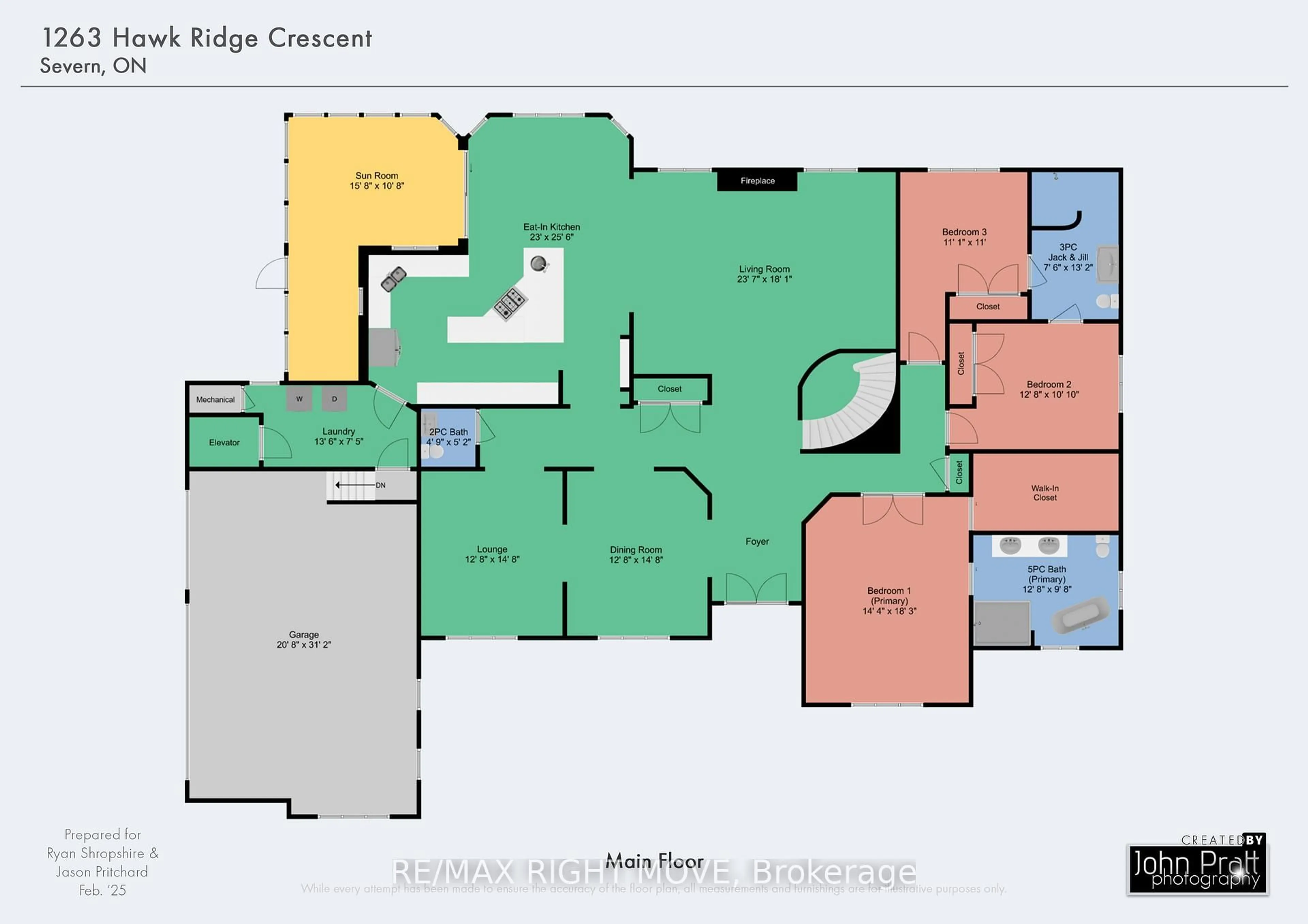 Floor plan for 1263 Hawk Ridge Cres, Severn Ontario L3V 0Y6