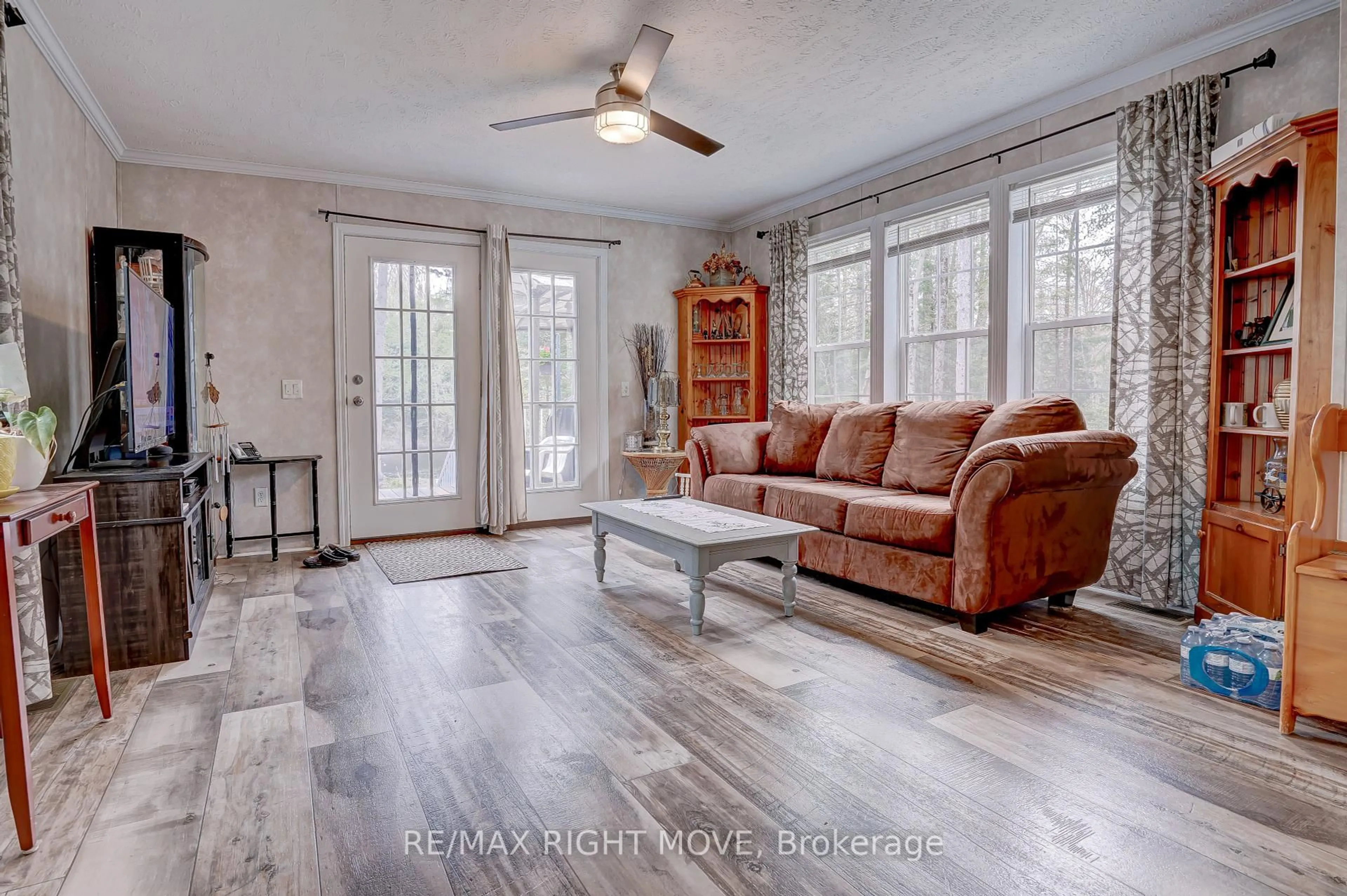Living room with furniture, unknown for 6593 Pioneer Village Lane, Ramara Ontario L0K 1W0