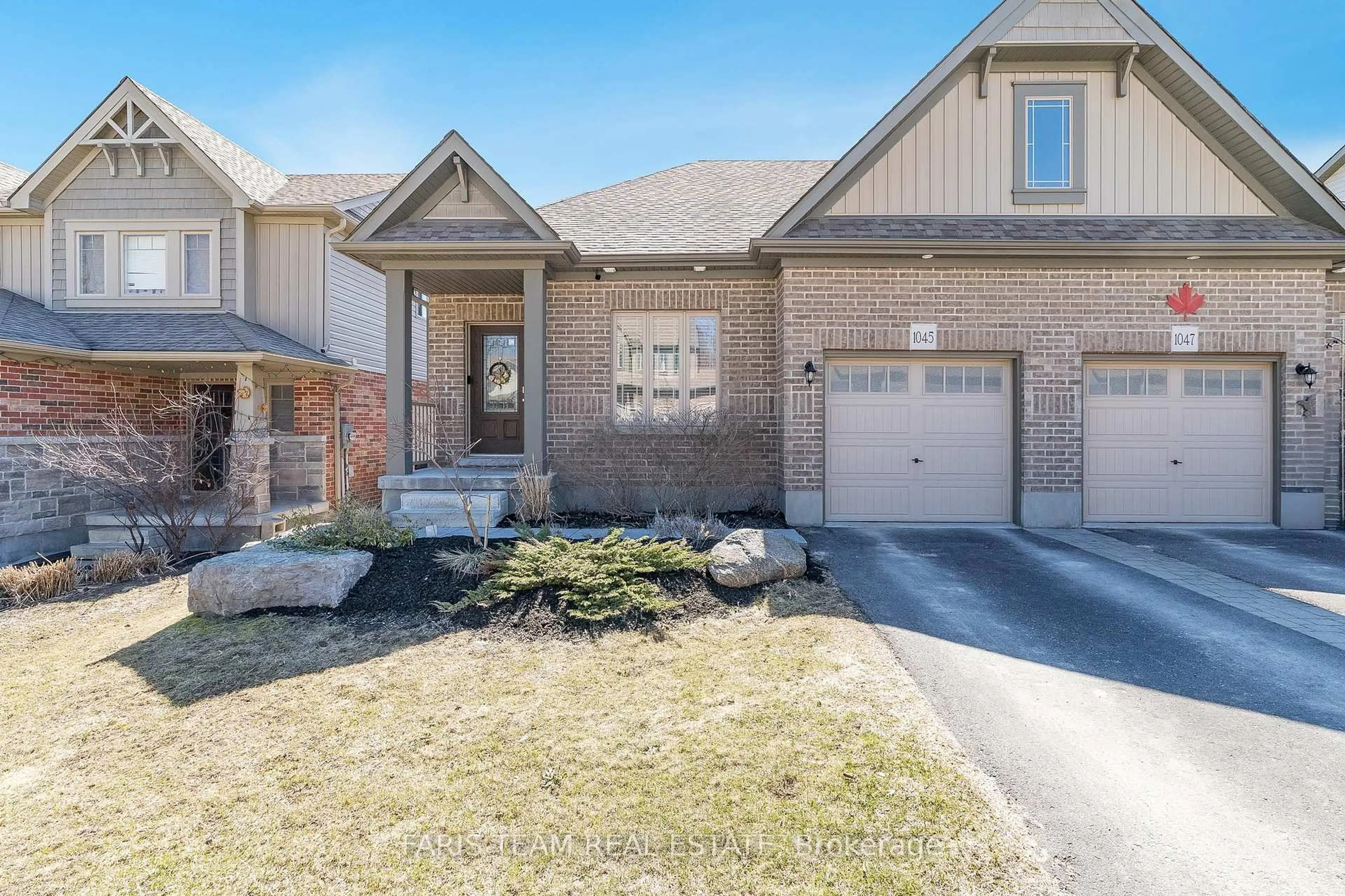 Home with brick exterior material, street for 1045 Cook Dr, Midland Ontario L4R 0E4