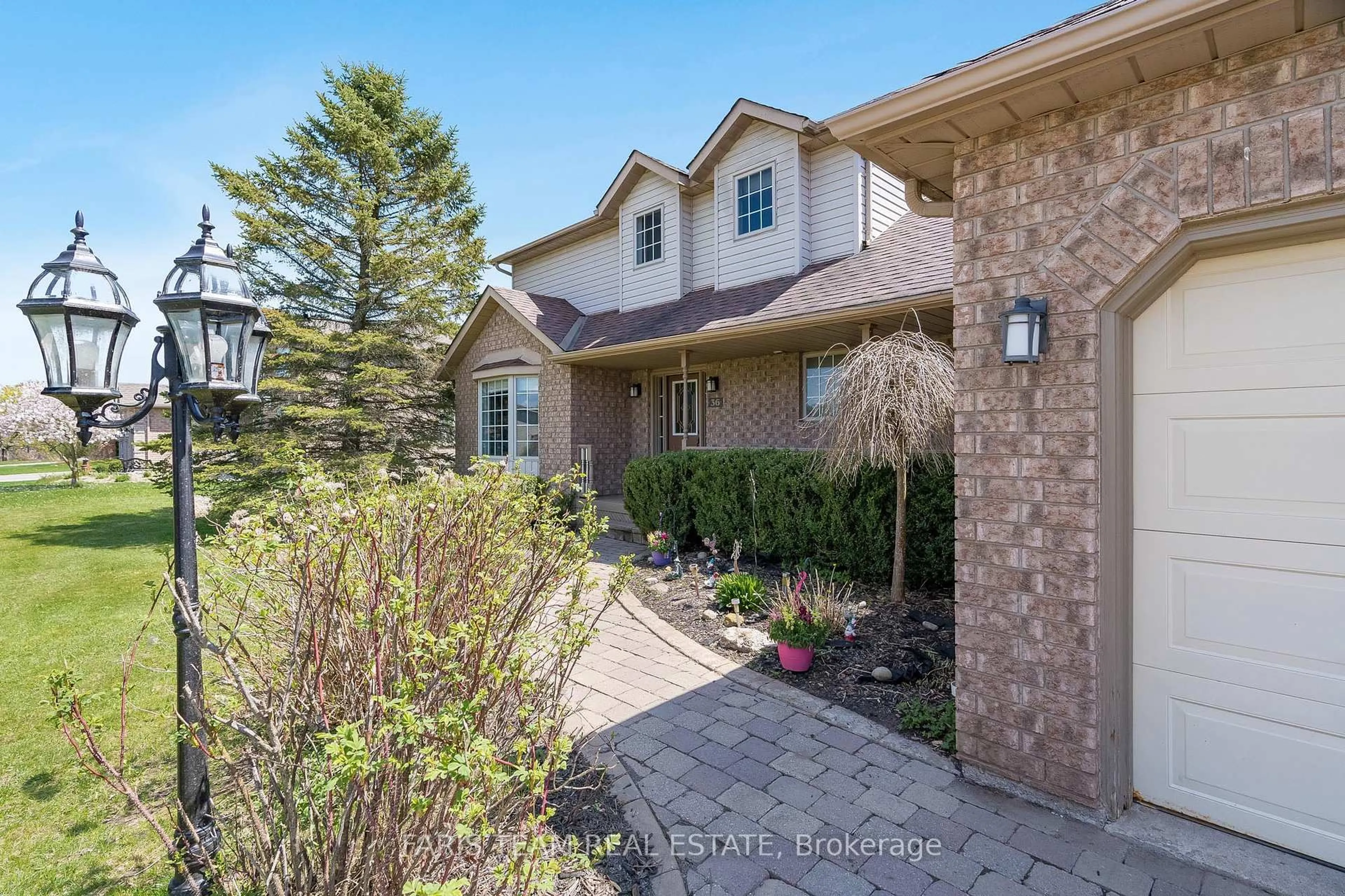 Home with brick exterior material, street for 36 Marlow Circ, Springwater Ontario L0L 1V0