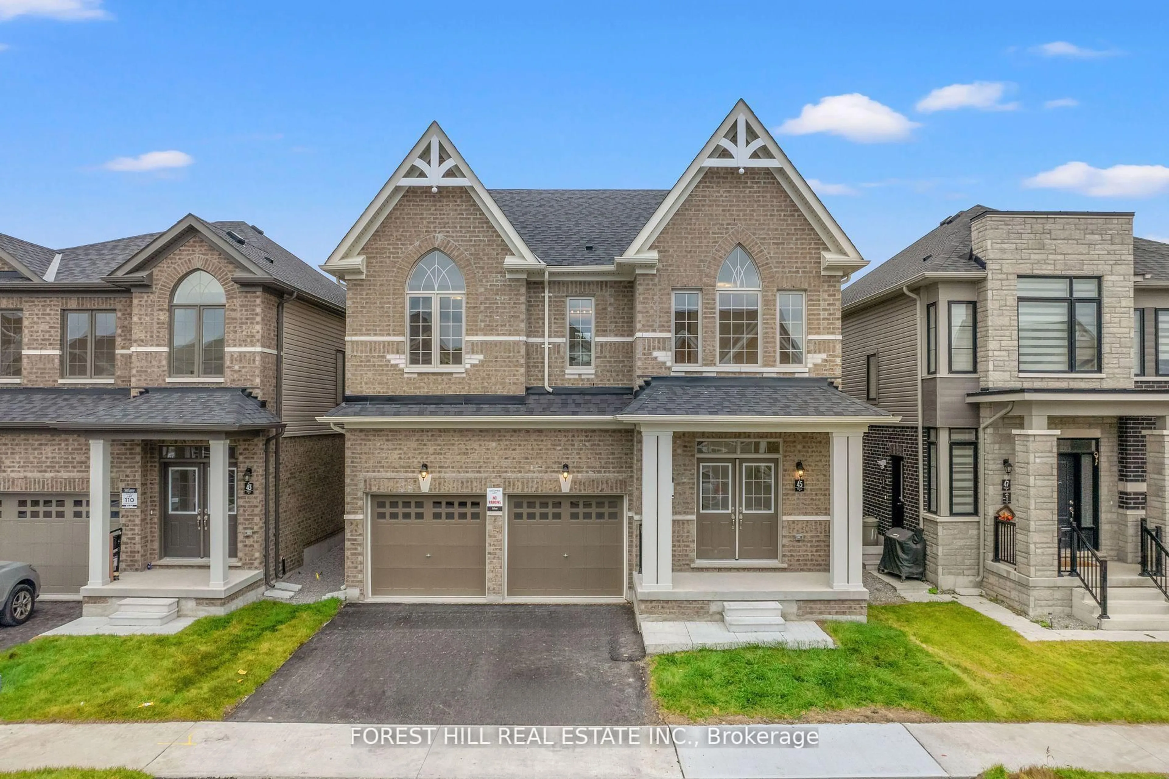 Home with brick exterior material, street for 45 Prudhoe Terr, Barrie Ontario L9S 2Z8