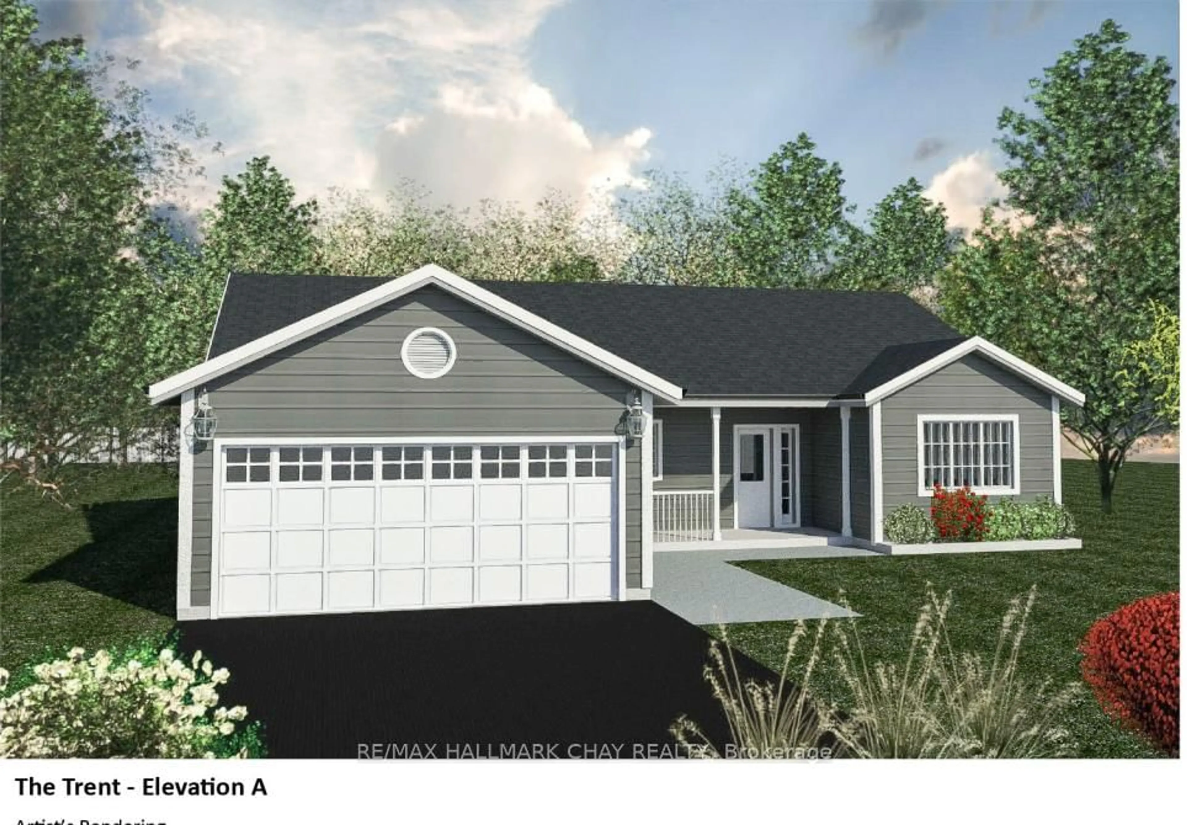 Home with vinyl exterior material, street for Lot 89A Reynolds Dr, Ramara Ontario L3V 0L3