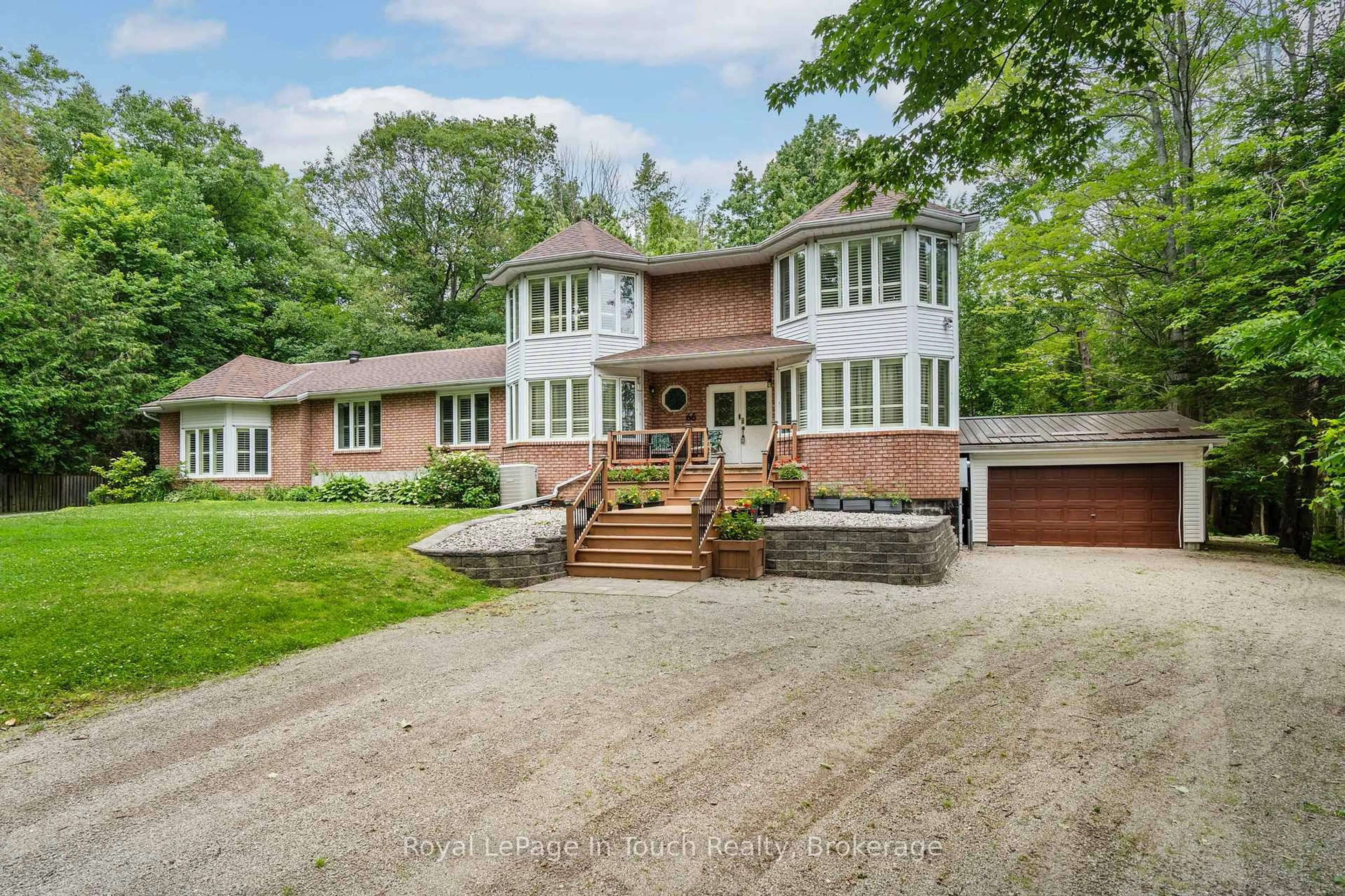 Home with brick exterior material, street for 66 Joliet Cres, Tiny Ontario L9M 0G3