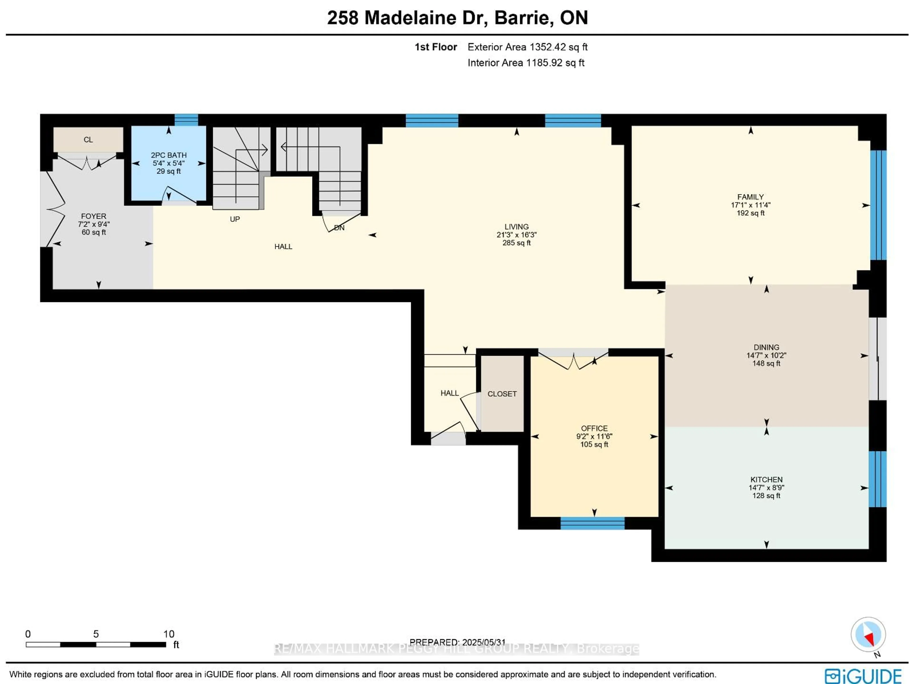Floor plan for 258 Madelaine Dr, Barrie Ontario L9J 0P4