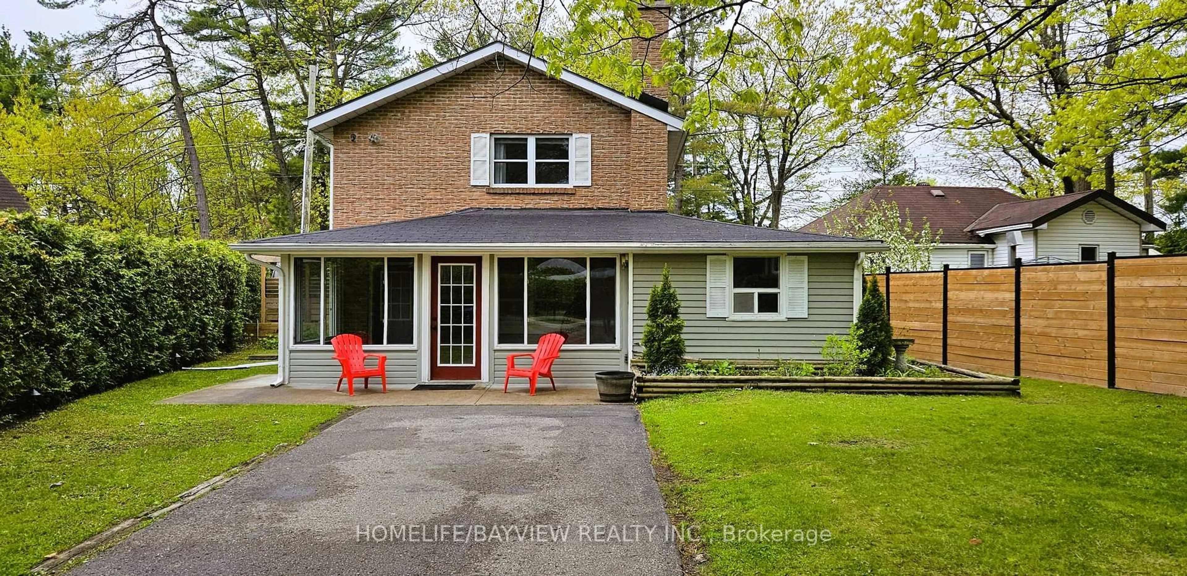 Home with vinyl exterior material, street for 35 Yarwood Rd, Tiny Ontario L0L 2J0