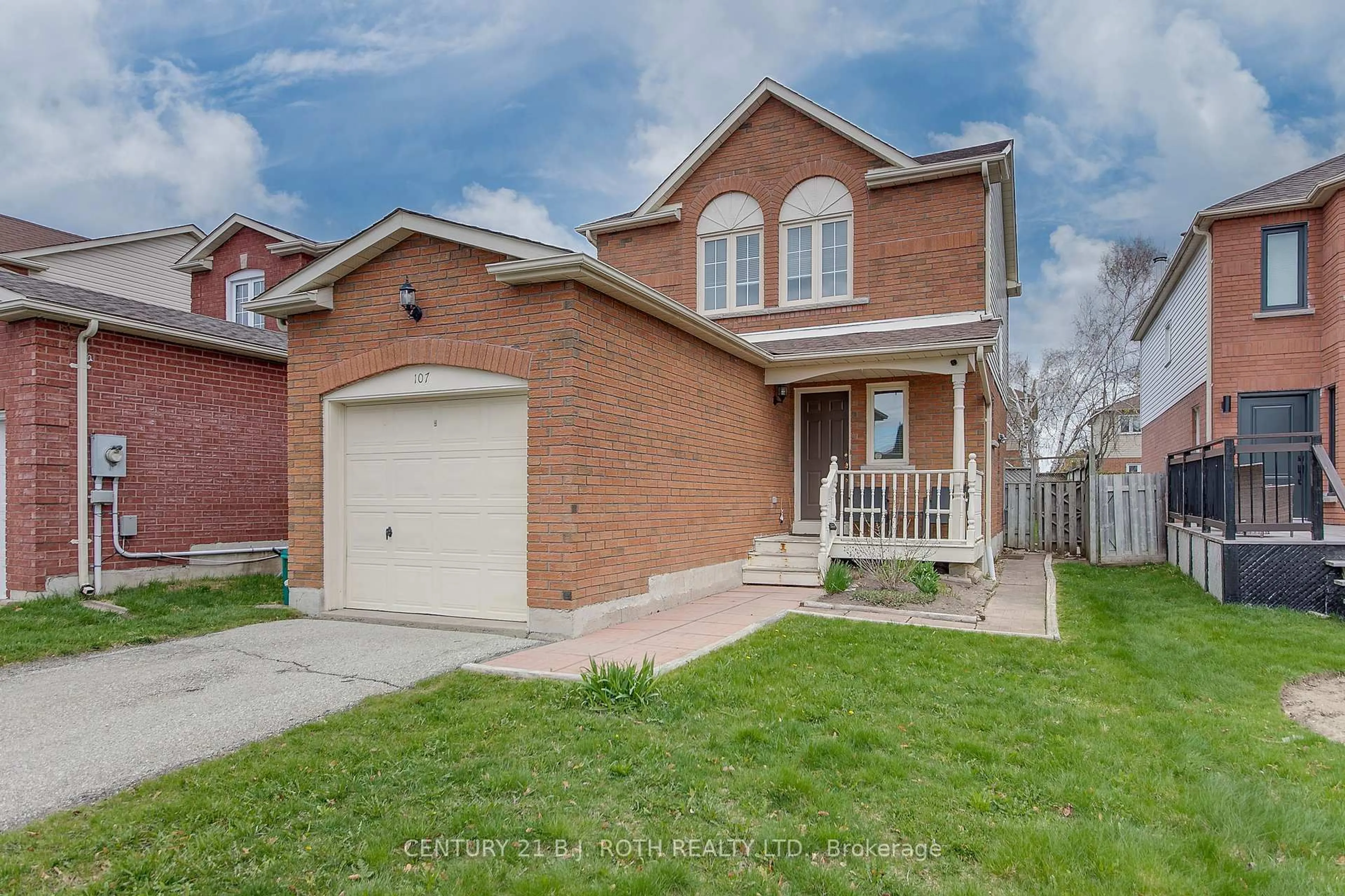 Home with brick exterior material, street for 107 Laidlaw Dr, Barrie Ontario L4N 7R9