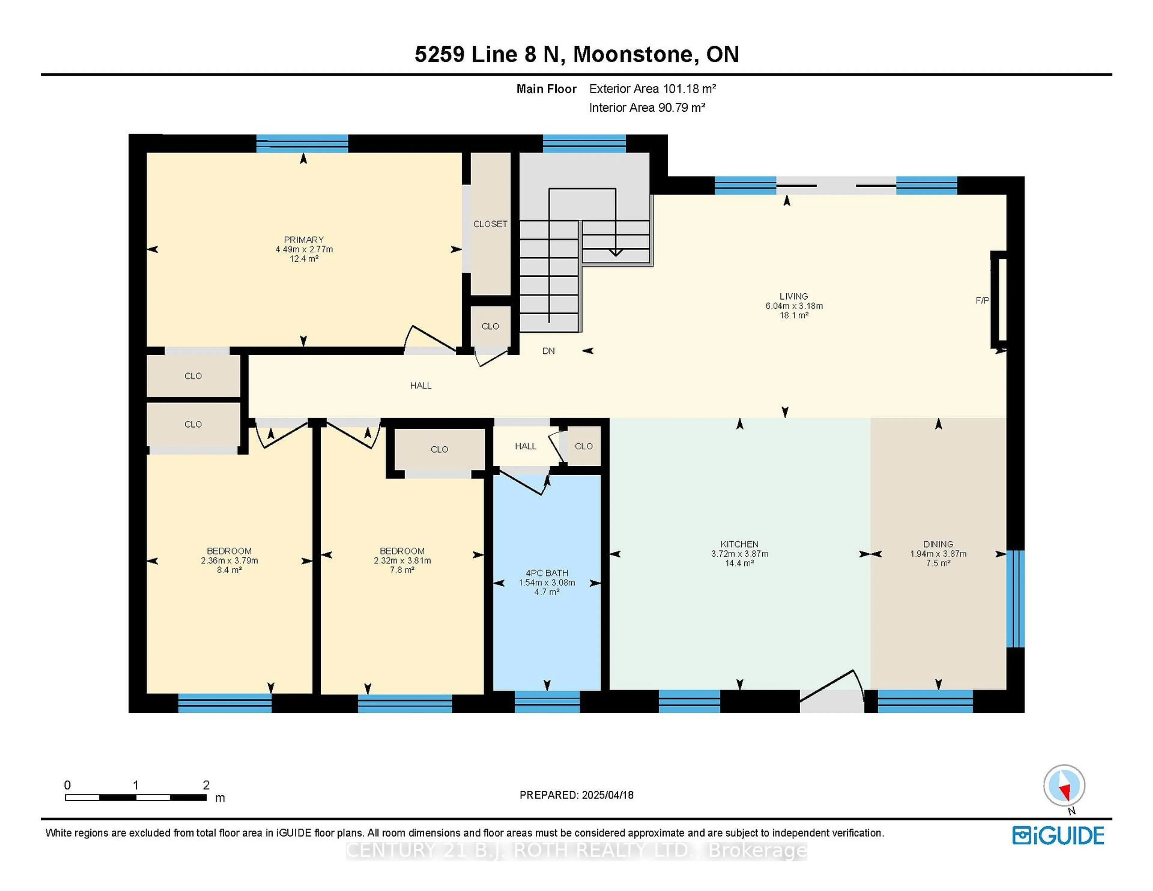 Floor plan for 5259 8 Line, Oro-Medonte Ontario L0K 1E0