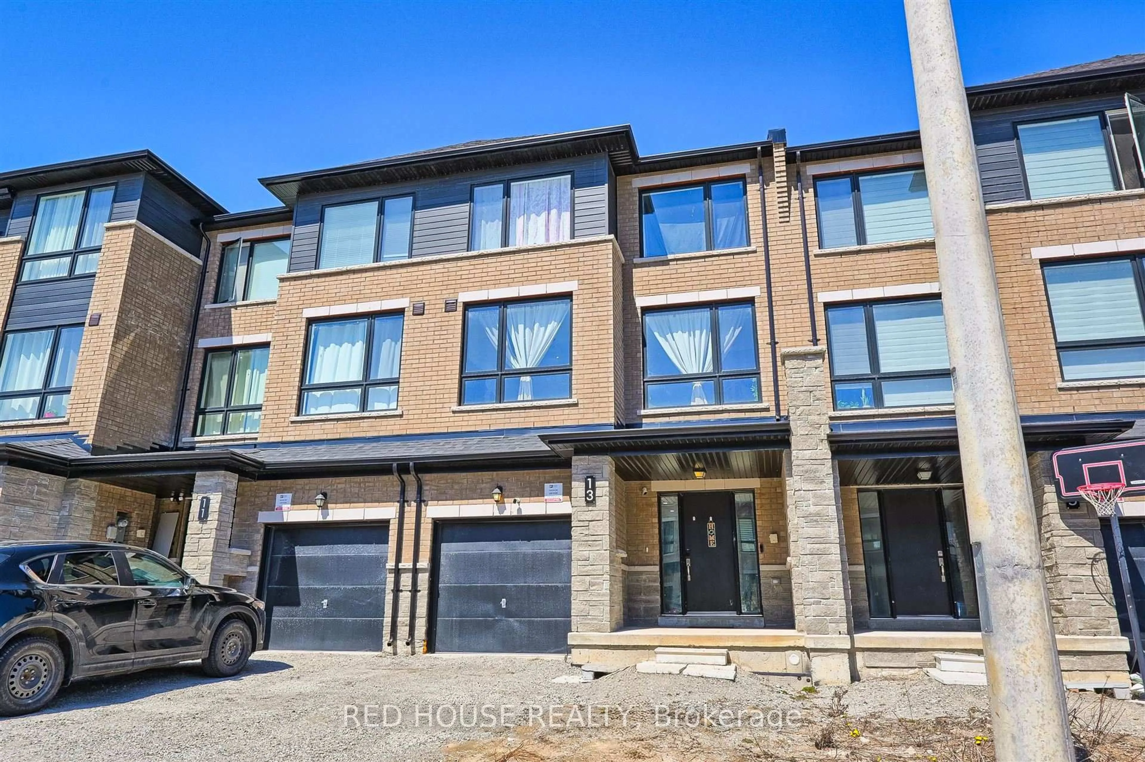 Home with brick exterior material, street for 13 Blue Forest Cres, Barrie Ontario L9J 0N3