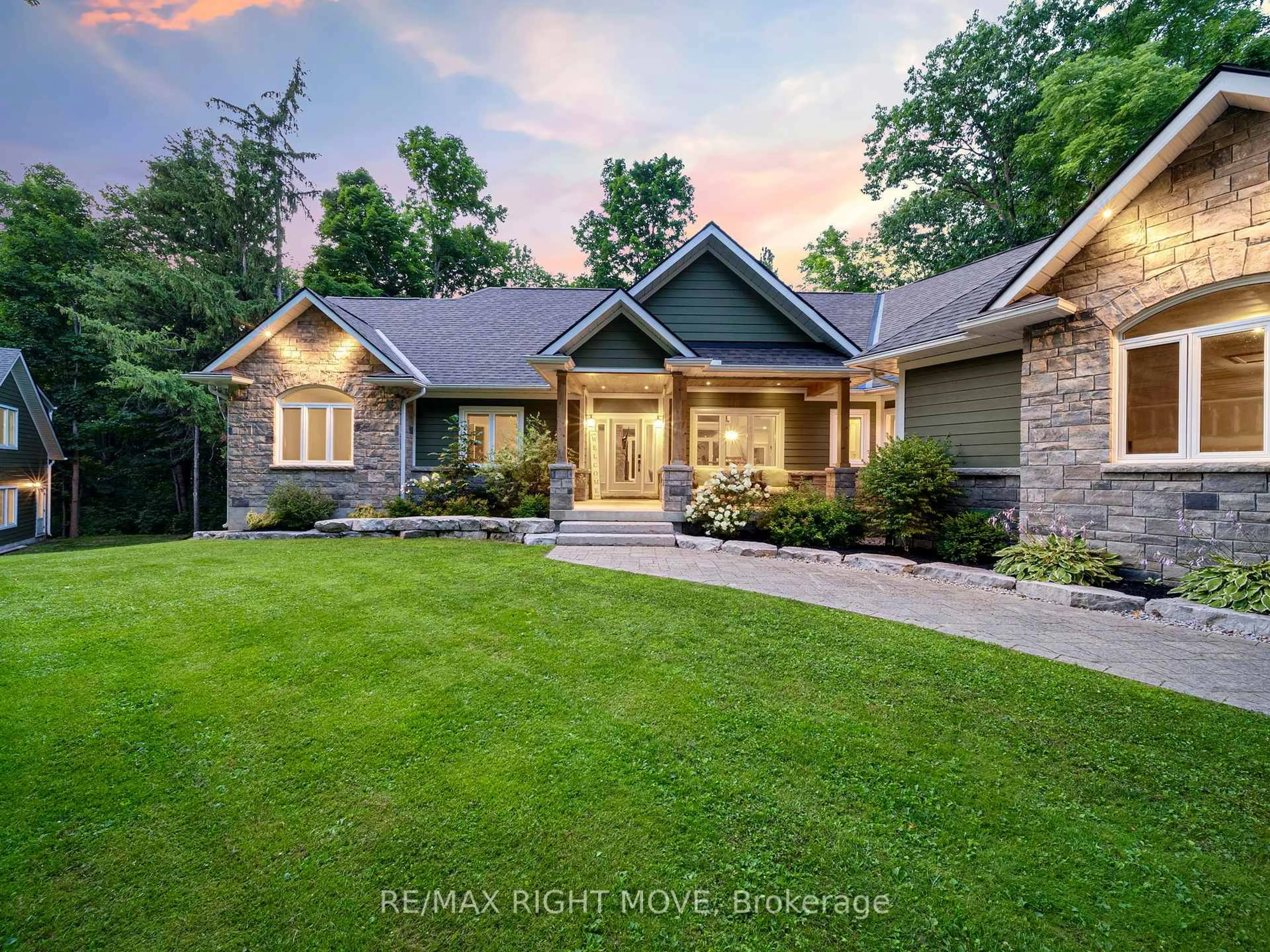 Home with brick exterior material, unknown for 143 Bass Line, Oro-Medonte Ontario L3V 0J9