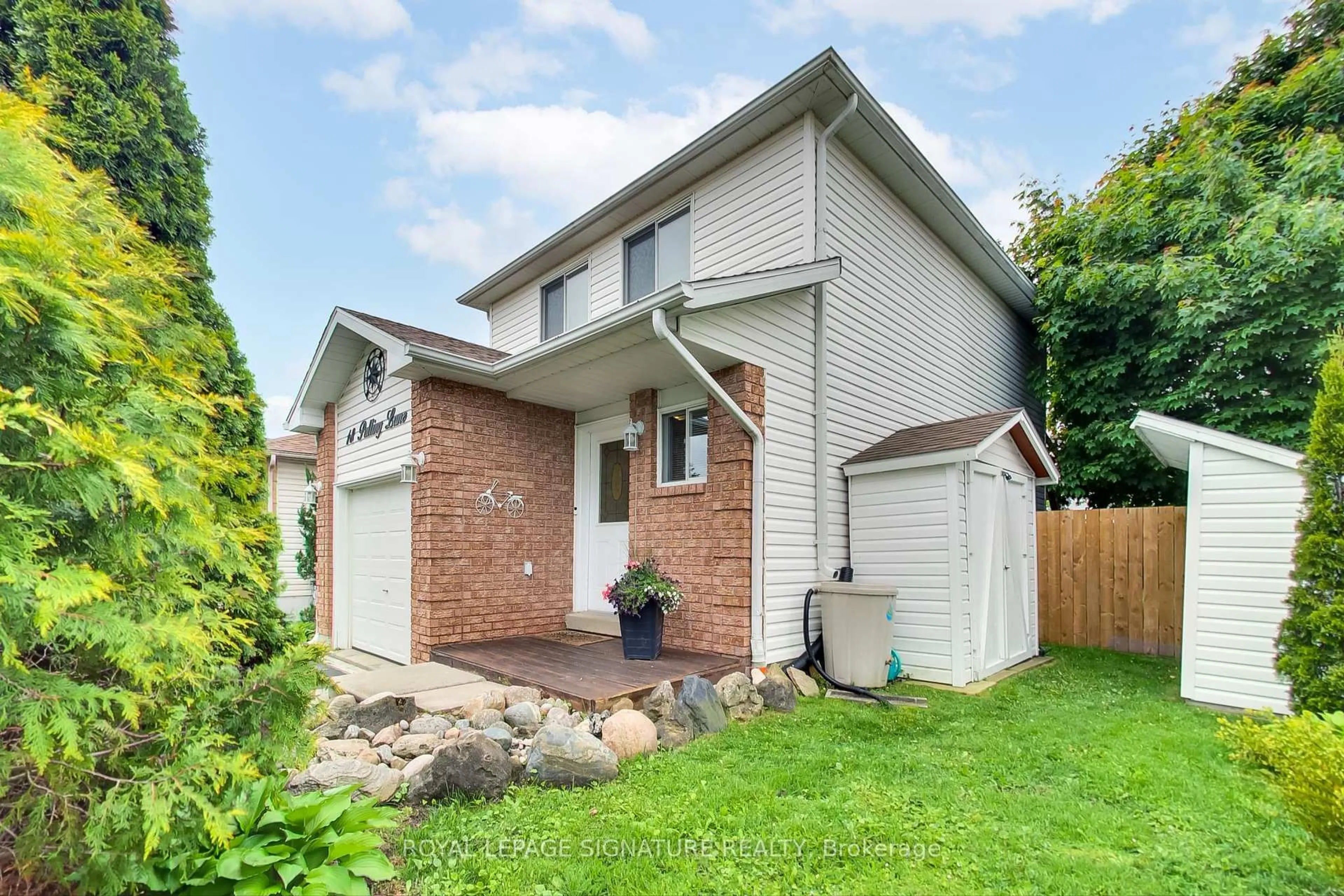 Home with brick exterior material, street for 18 Palling Lane, Barrie Ontario L4M 6H4