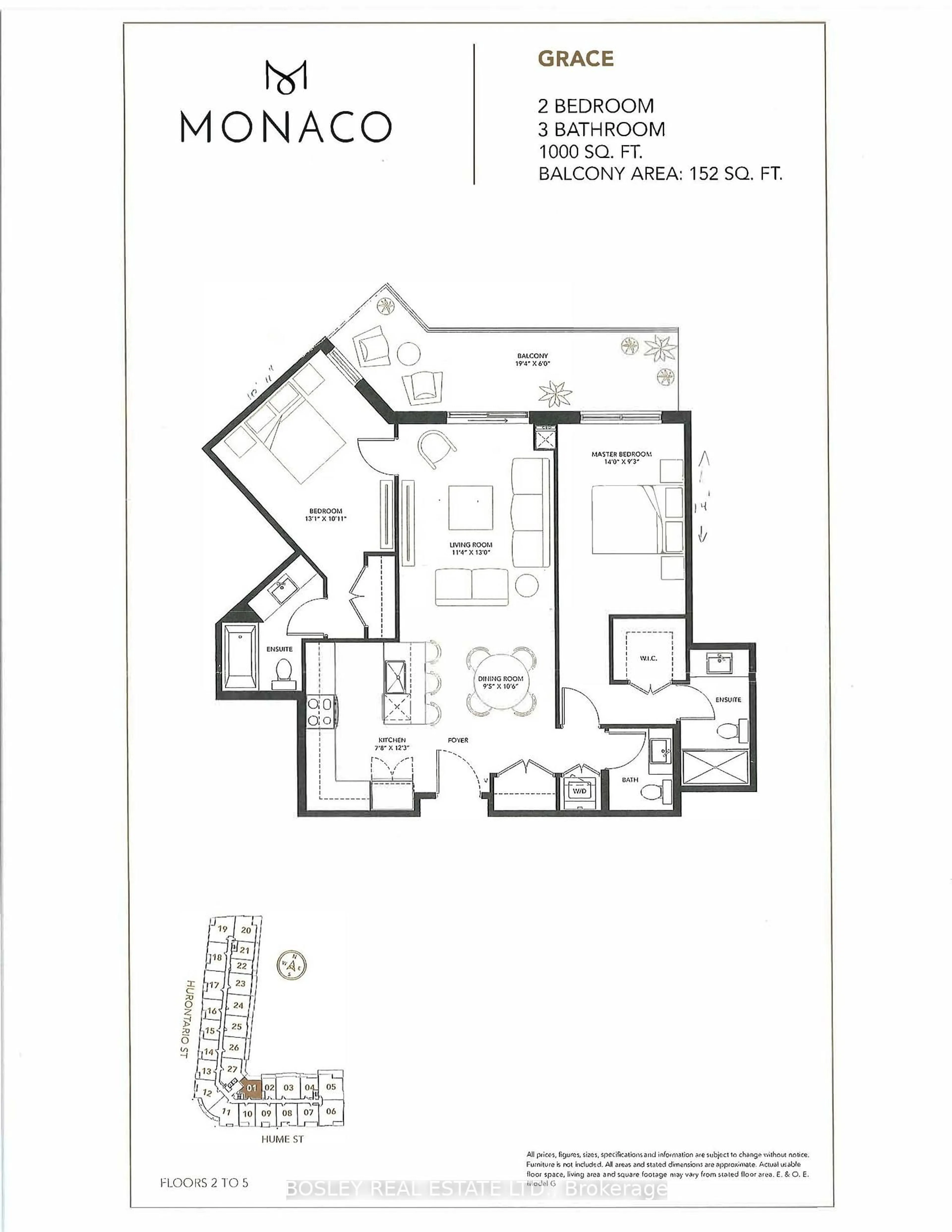 Floor plan for 1 Hume St #201, Collingwood Ontario L9Y 0X0
