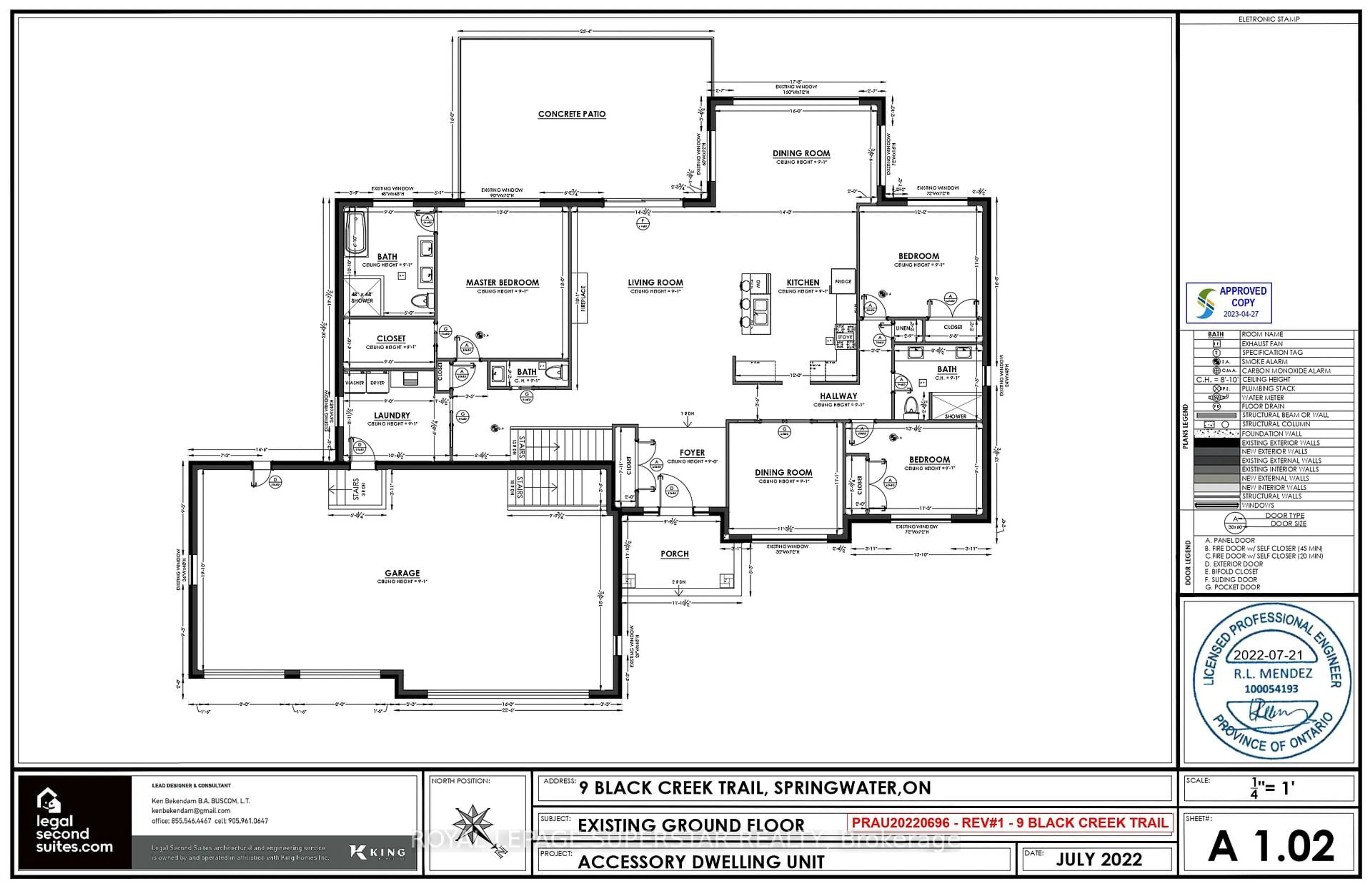 Floor plan for 9 Black Creek Tr, Springwater Ontario L9X 0J2