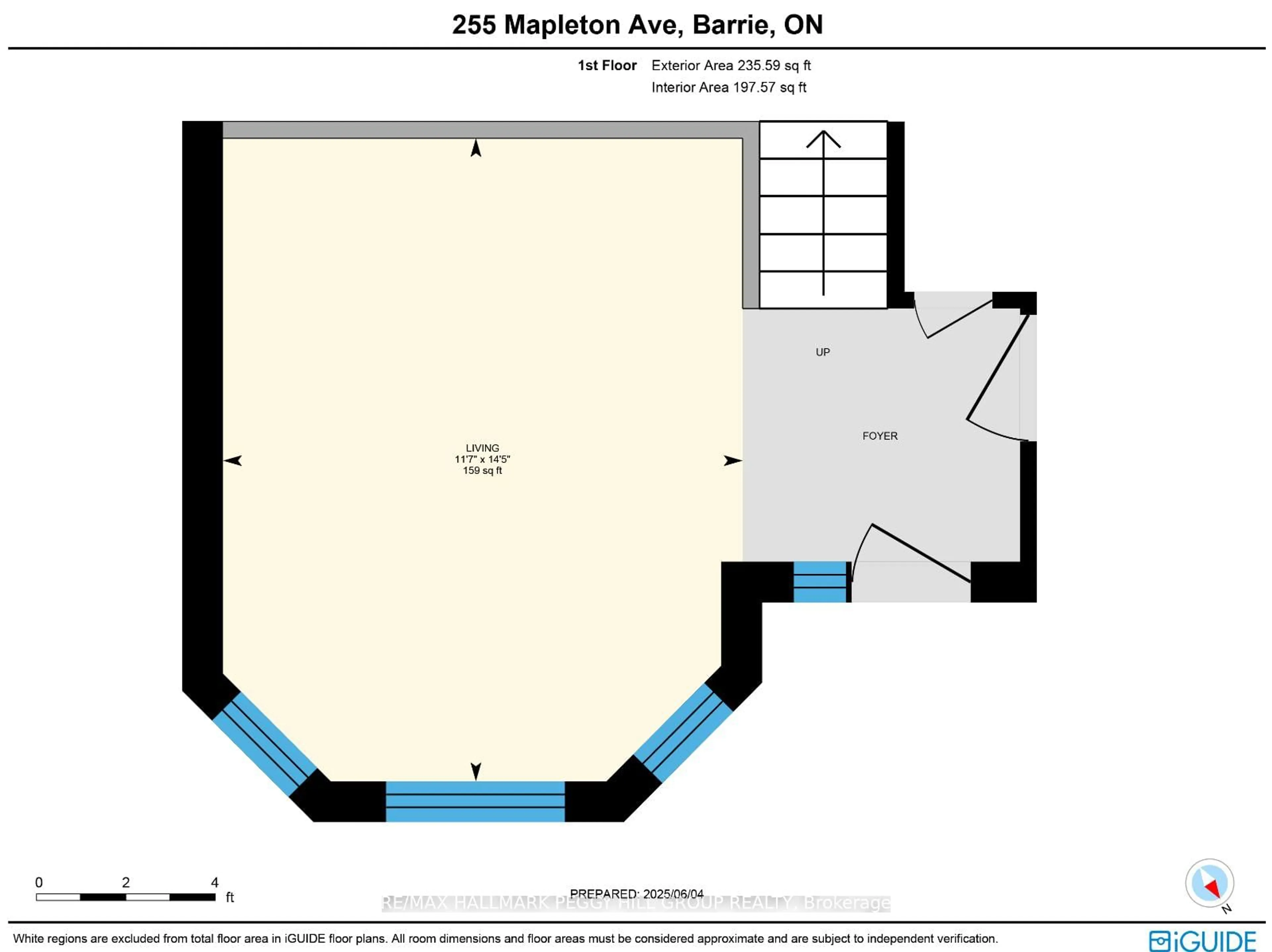 Floor plan for 255 Mapleton Ave, Barrie Ontario L4N 8T3