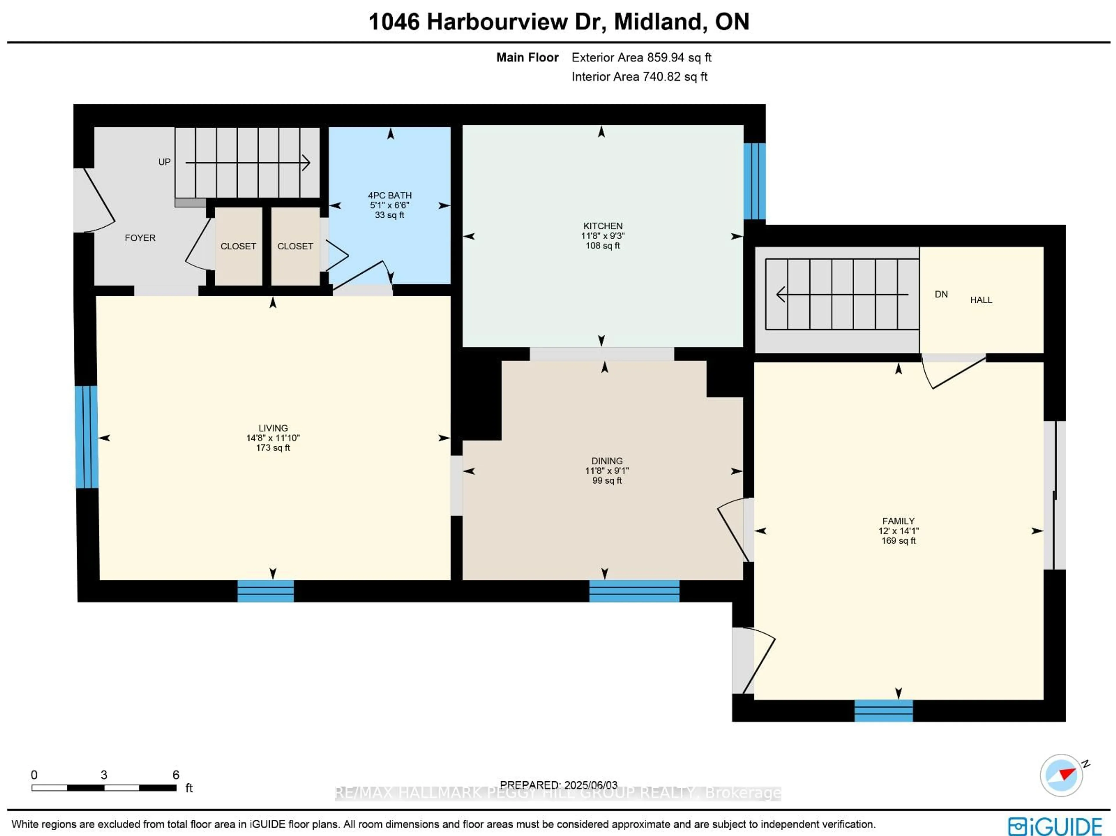Floor plan for 1046 Harbourview Dr, Midland Ontario L4R 5J4