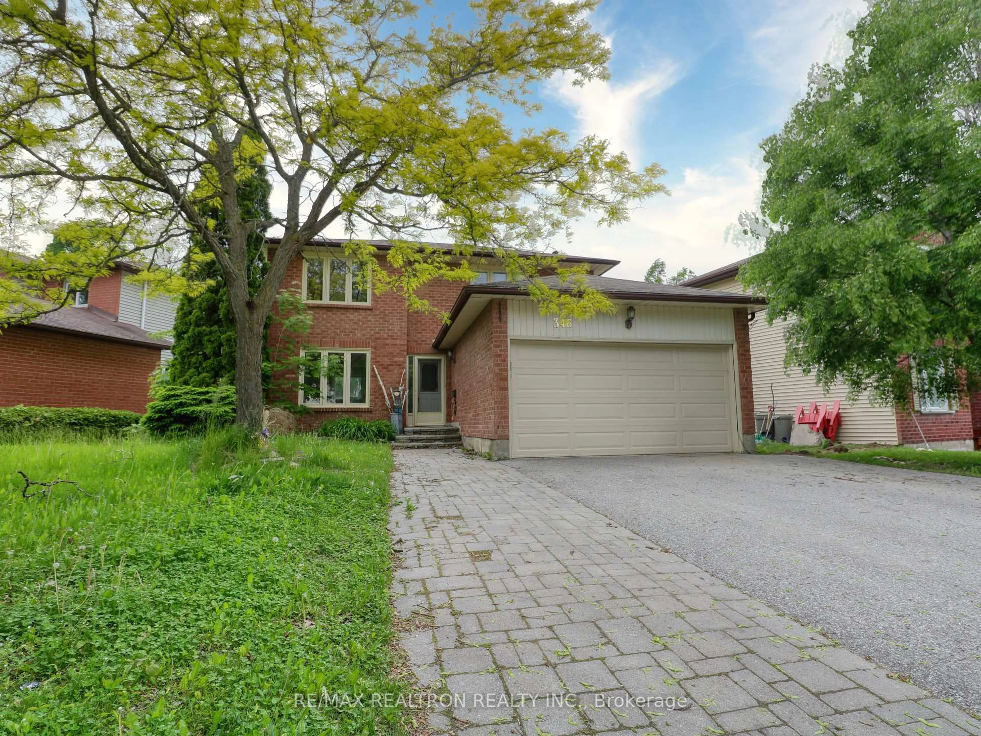 Home with brick exterior material, street for 346 Hickling Tr, Barrie Ontario L4M 6A4