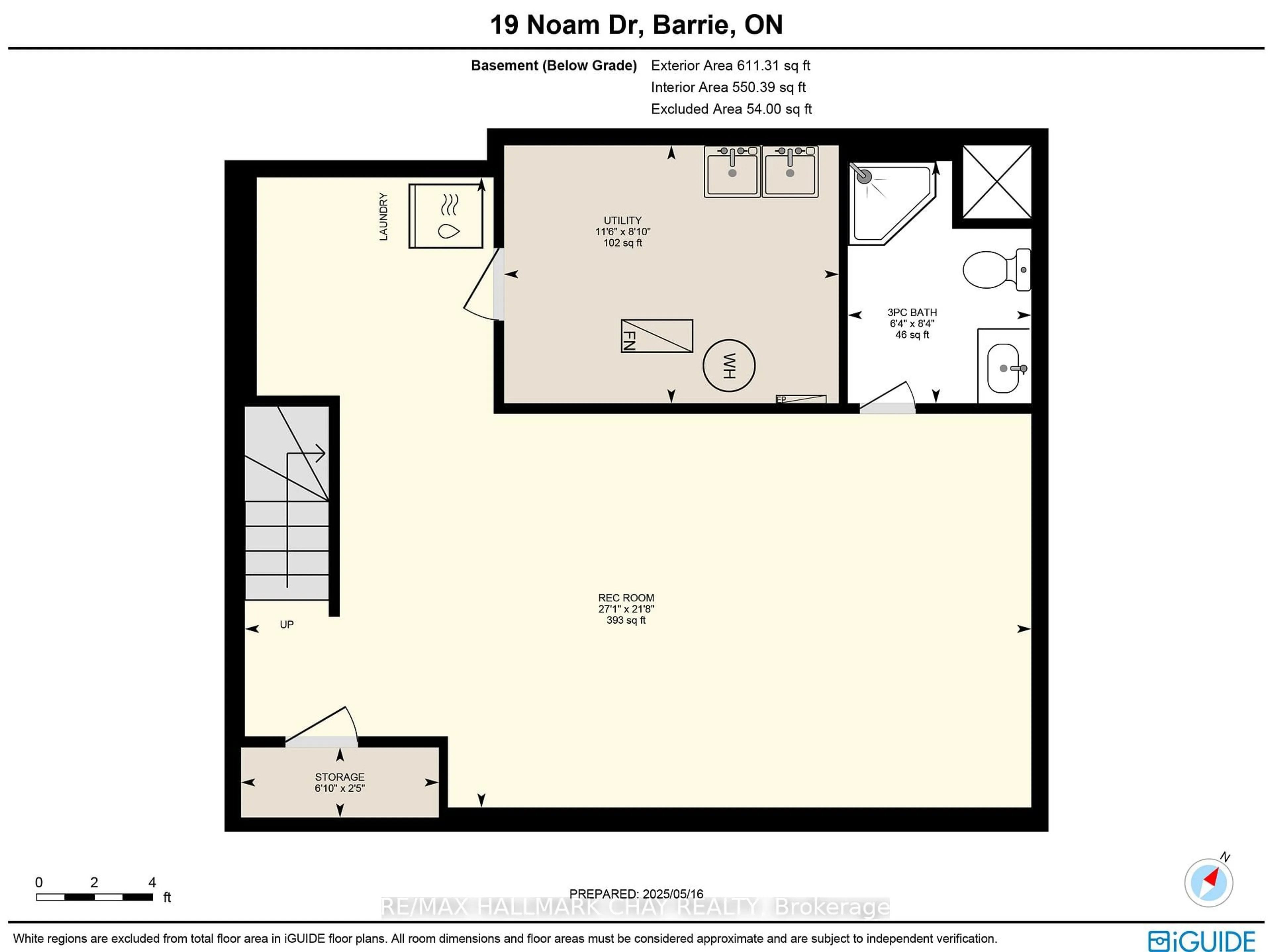 Floor plan for 19 Noam Dr, Barrie Ontario L4N 4N3