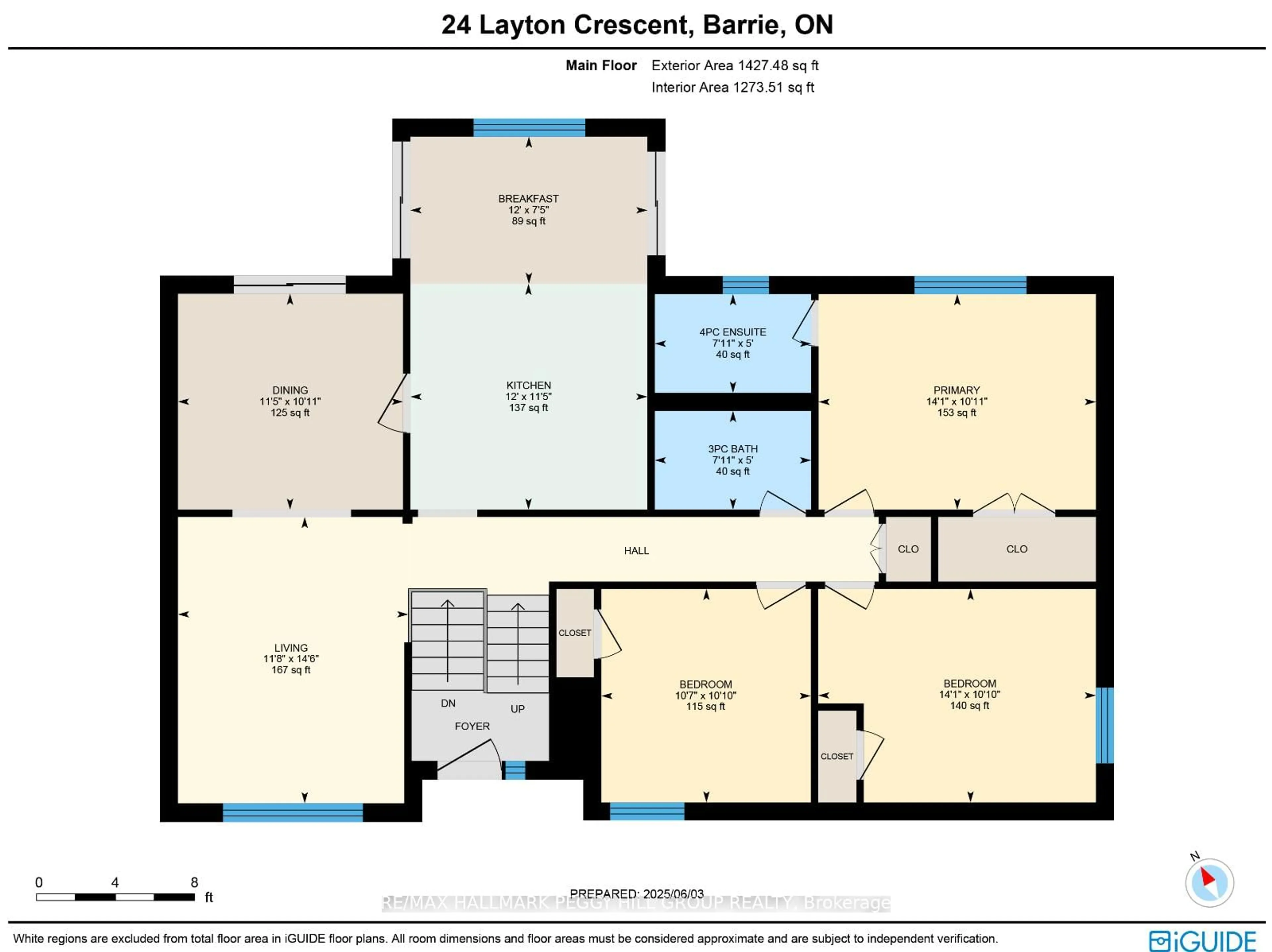 Floor plan for 24 Layton Cres, Barrie Ontario L4N 6G3