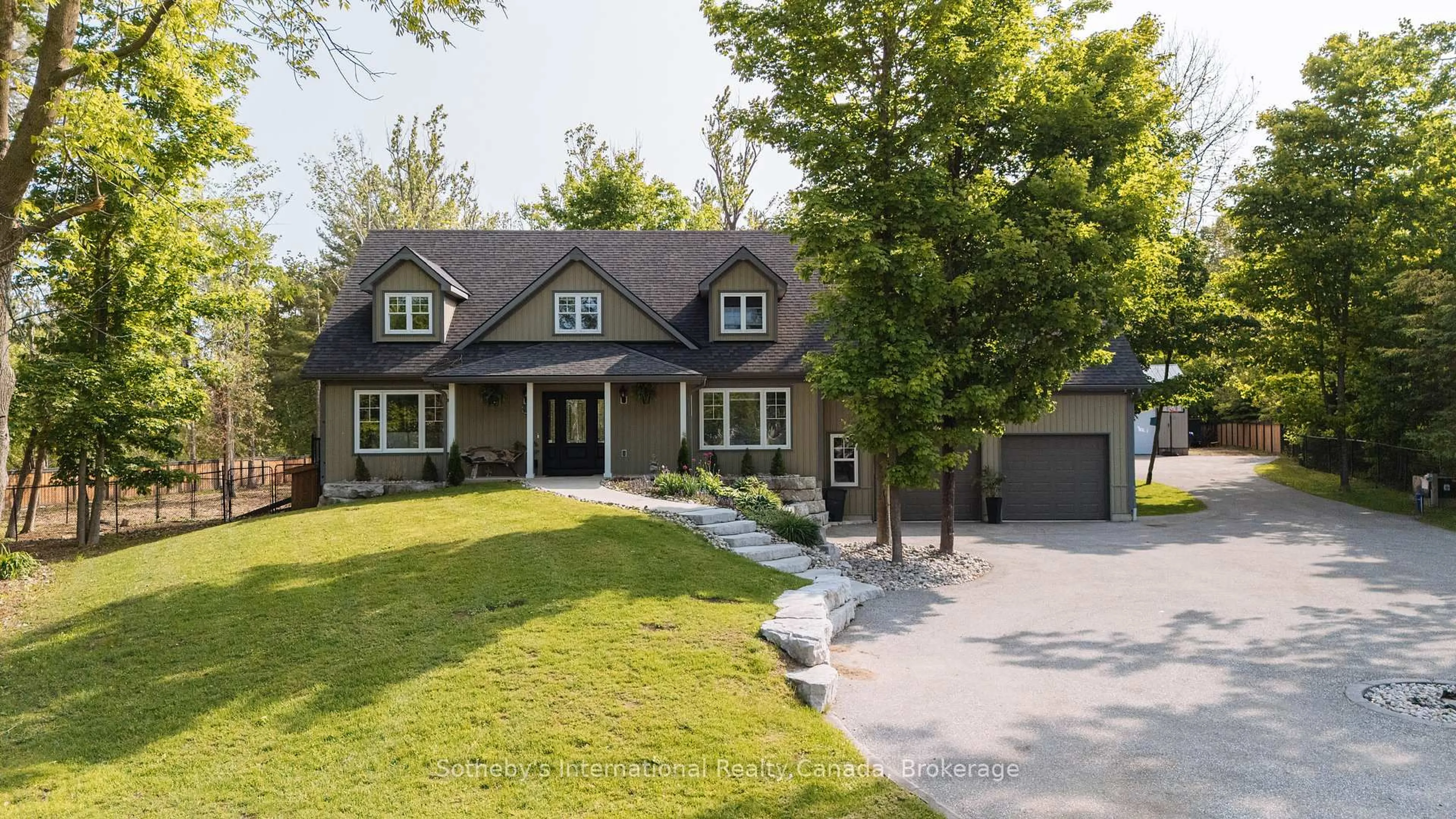 Home with brick exterior material, street for 129 Bass Line, Oro-Medonte Ontario L3V 0J9