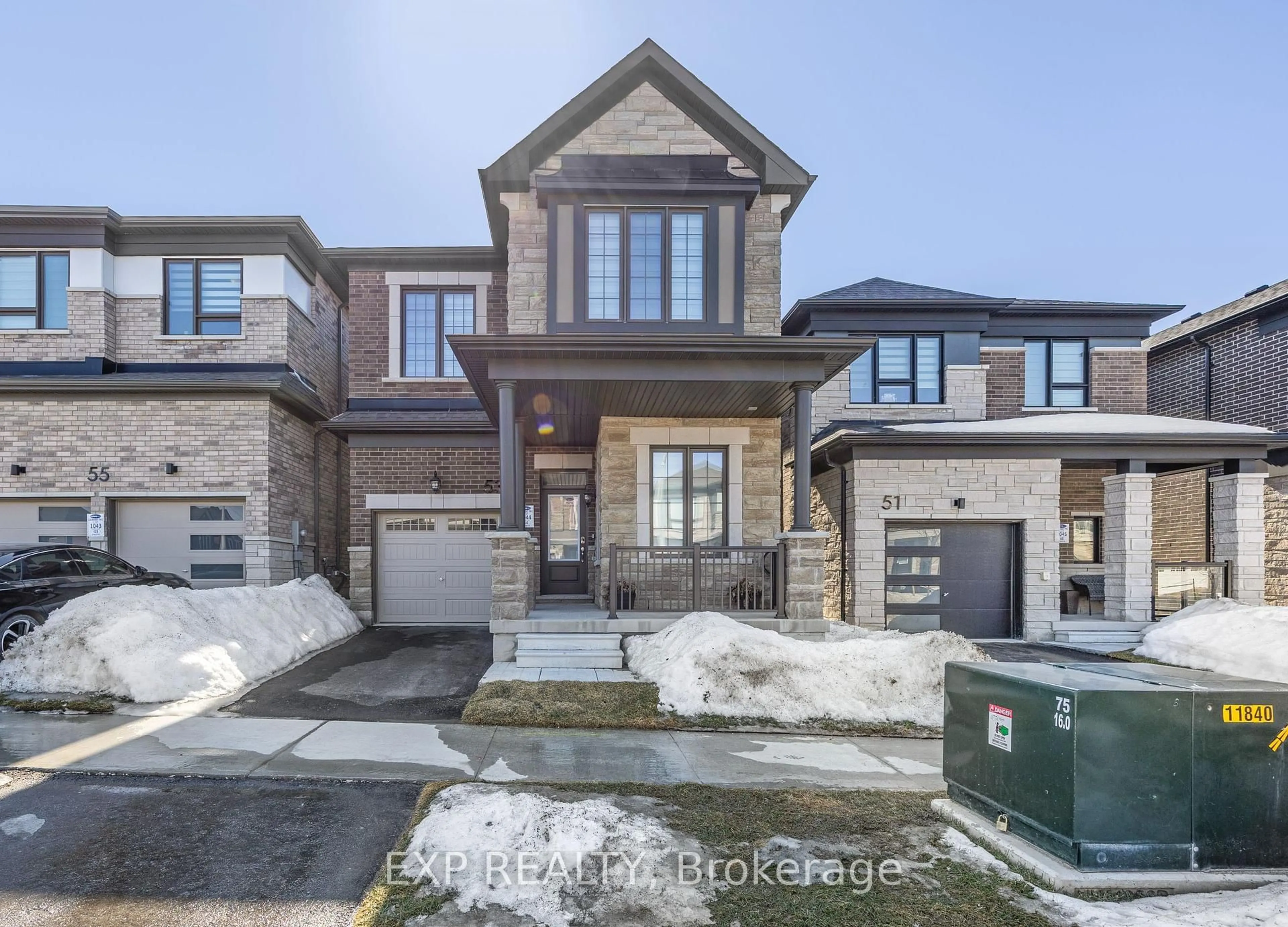 Home with brick exterior material, street for 53 Mcbride Tr, Barrie Ontario L9J 0P9