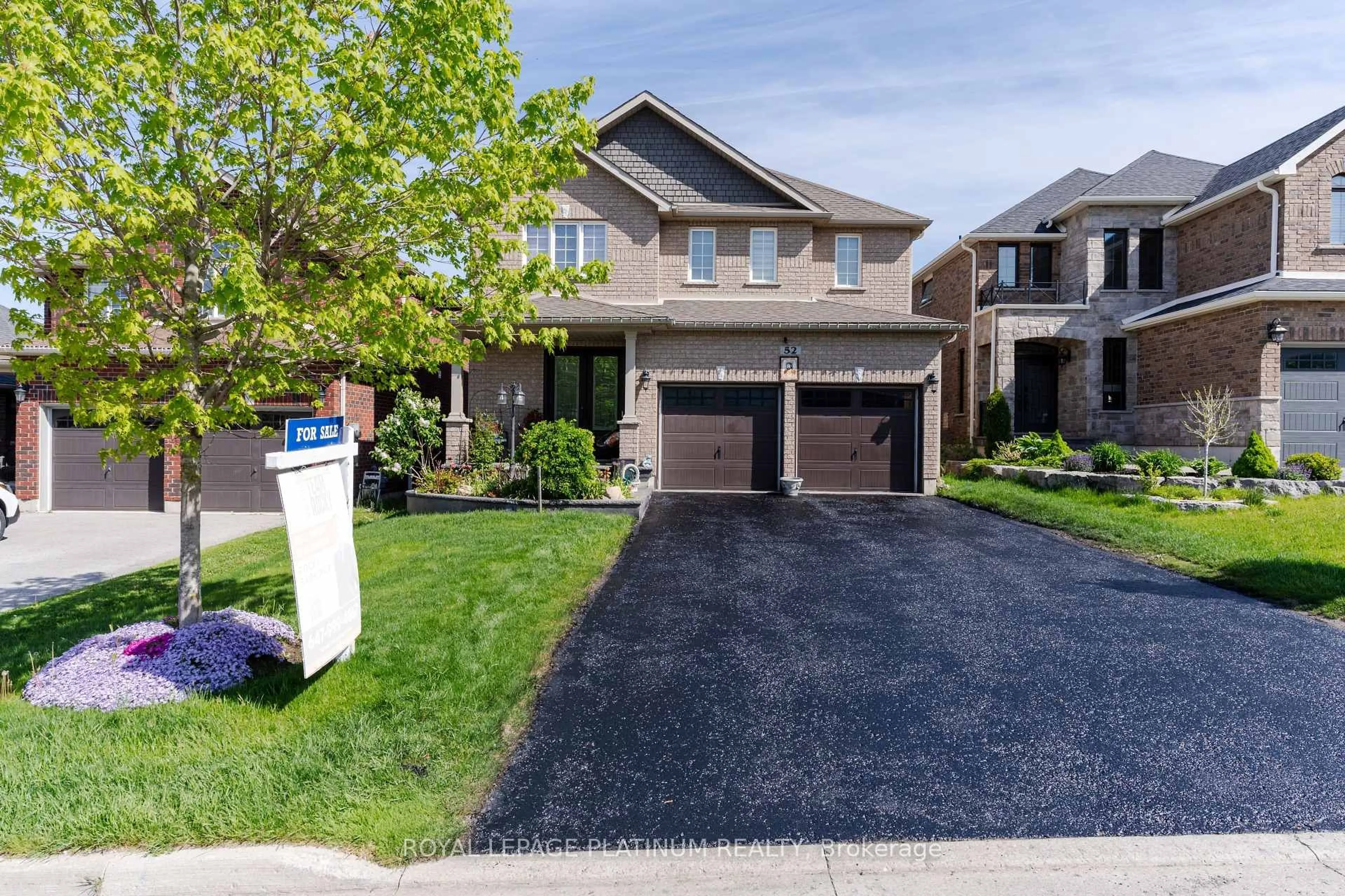 Home with brick exterior material, street for 52 Jewel House Lane, Barrie Ontario L4N 8J7