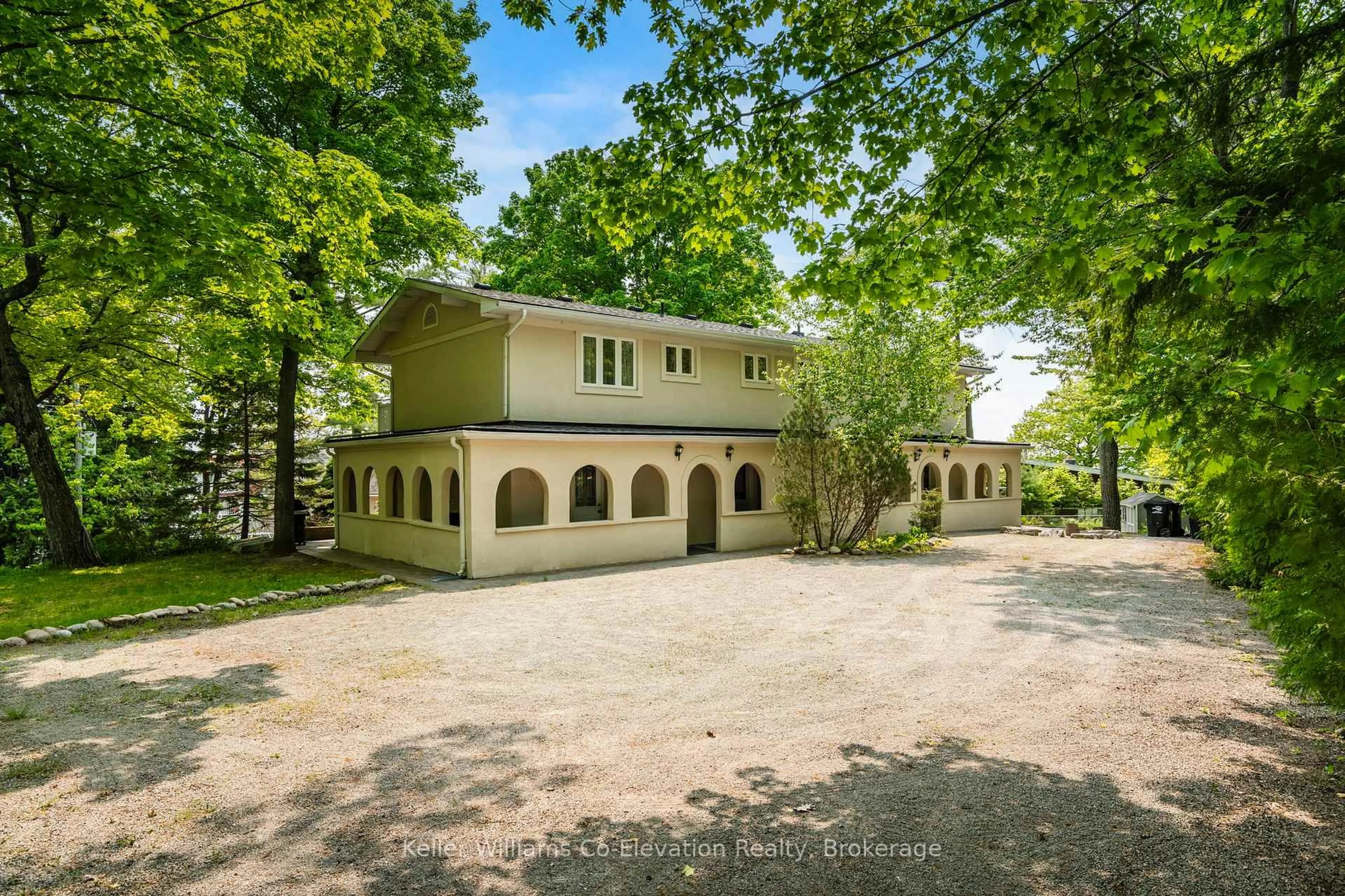 A pic from outside/outdoor area/front of a property/back of a property/a pic from drone, street for 730 Concession 15 Rd, Tiny Ontario L9M 1R3