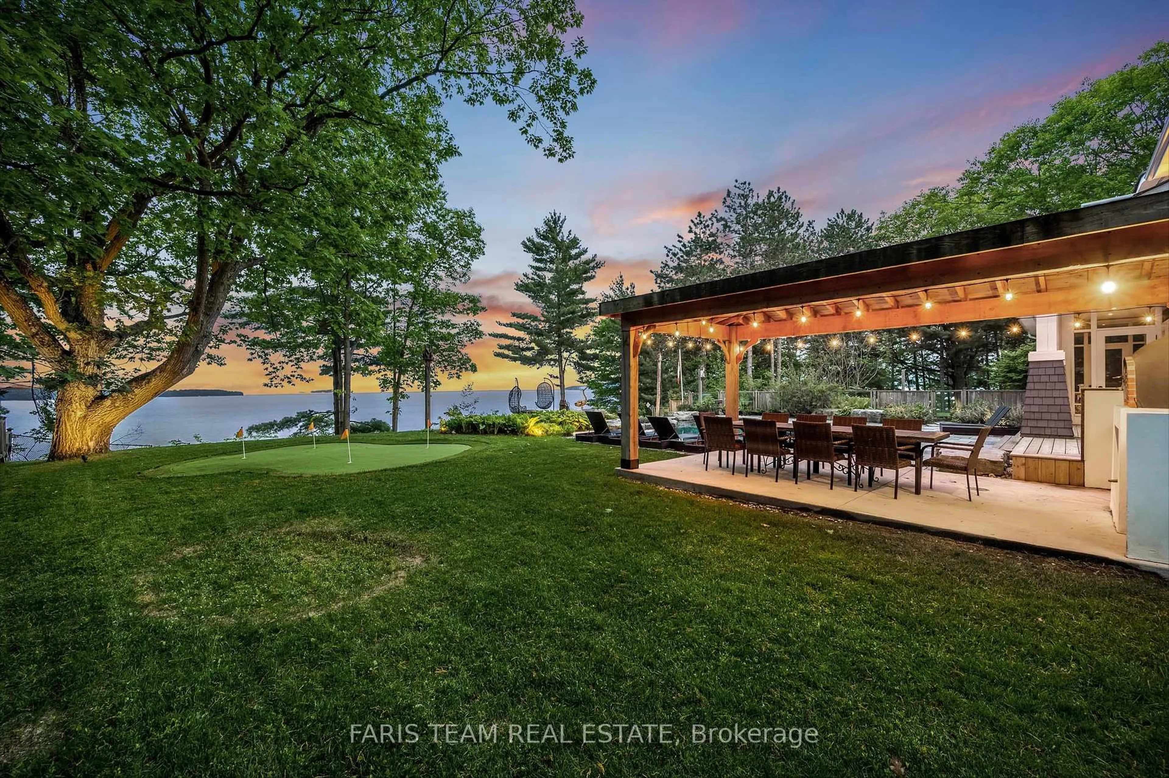 Patio, water/lake/river/ocean view for 1375 Champlain Rd, Tiny Ontario L9M 0C1