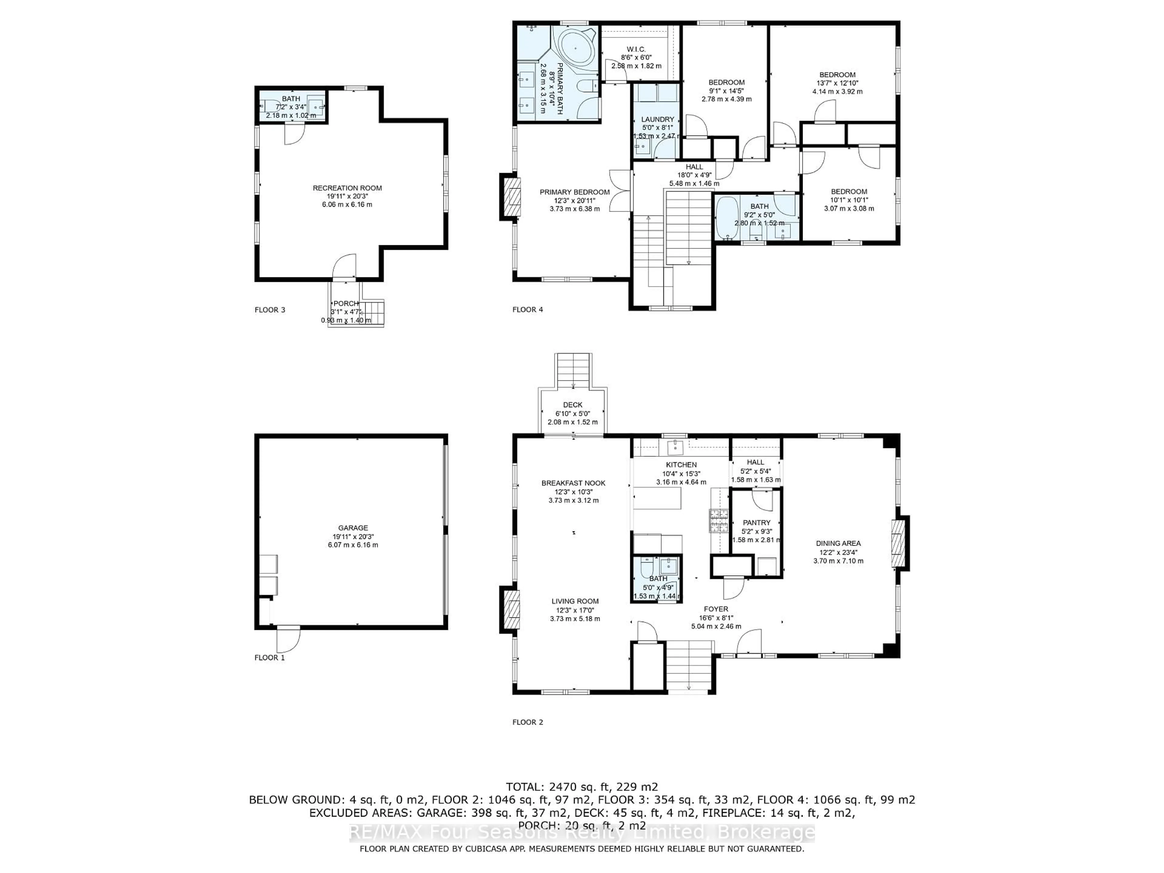 Floor plan for 46 Francis St, Clearview Ontario L0M 1G0