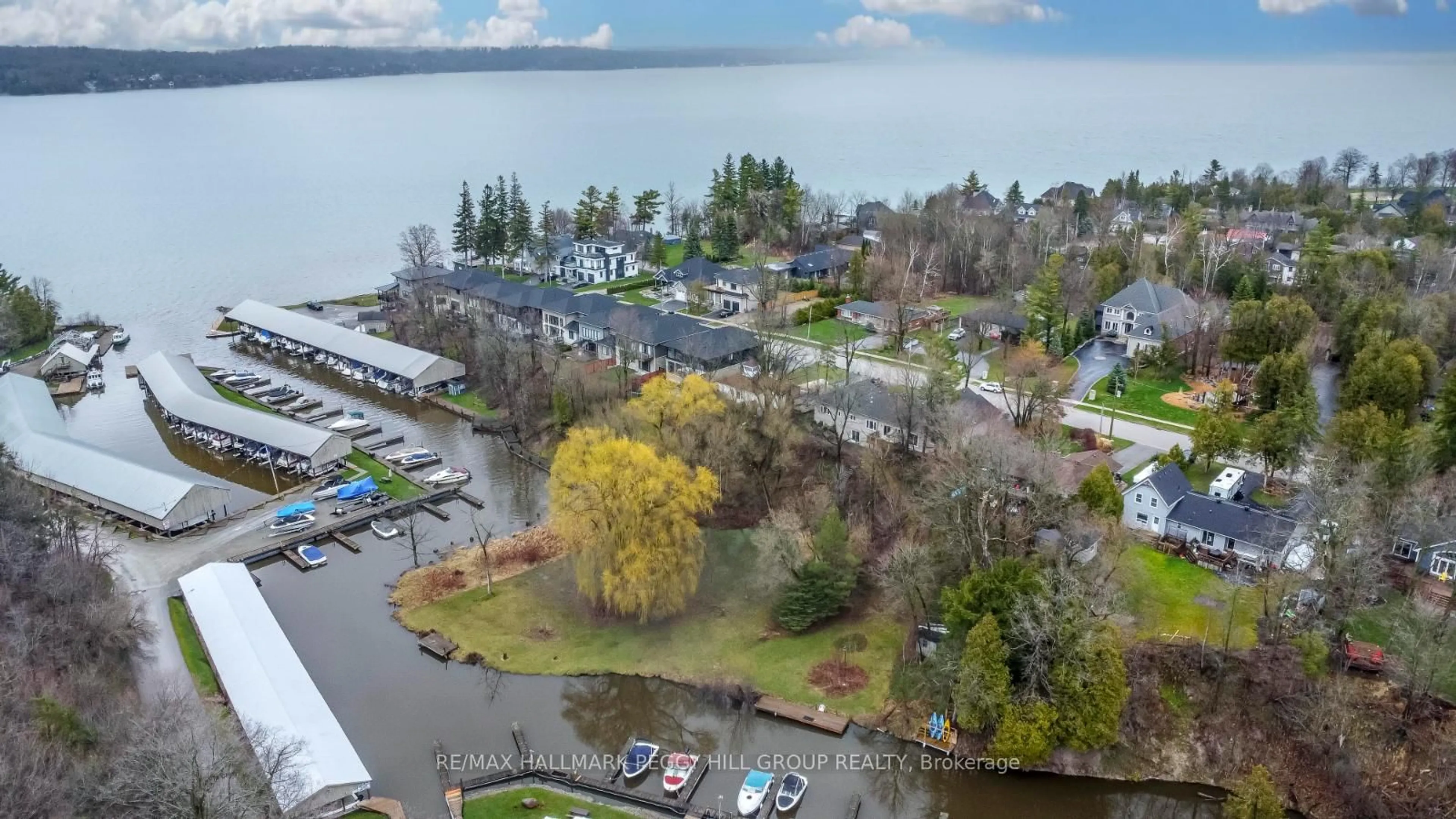 A pic from outside/outdoor area/front of a property/back of a property/a pic from drone, water/lake/river/ocean view for 392 Cox Mill Rd, Barrie Ontario L4N 7S8