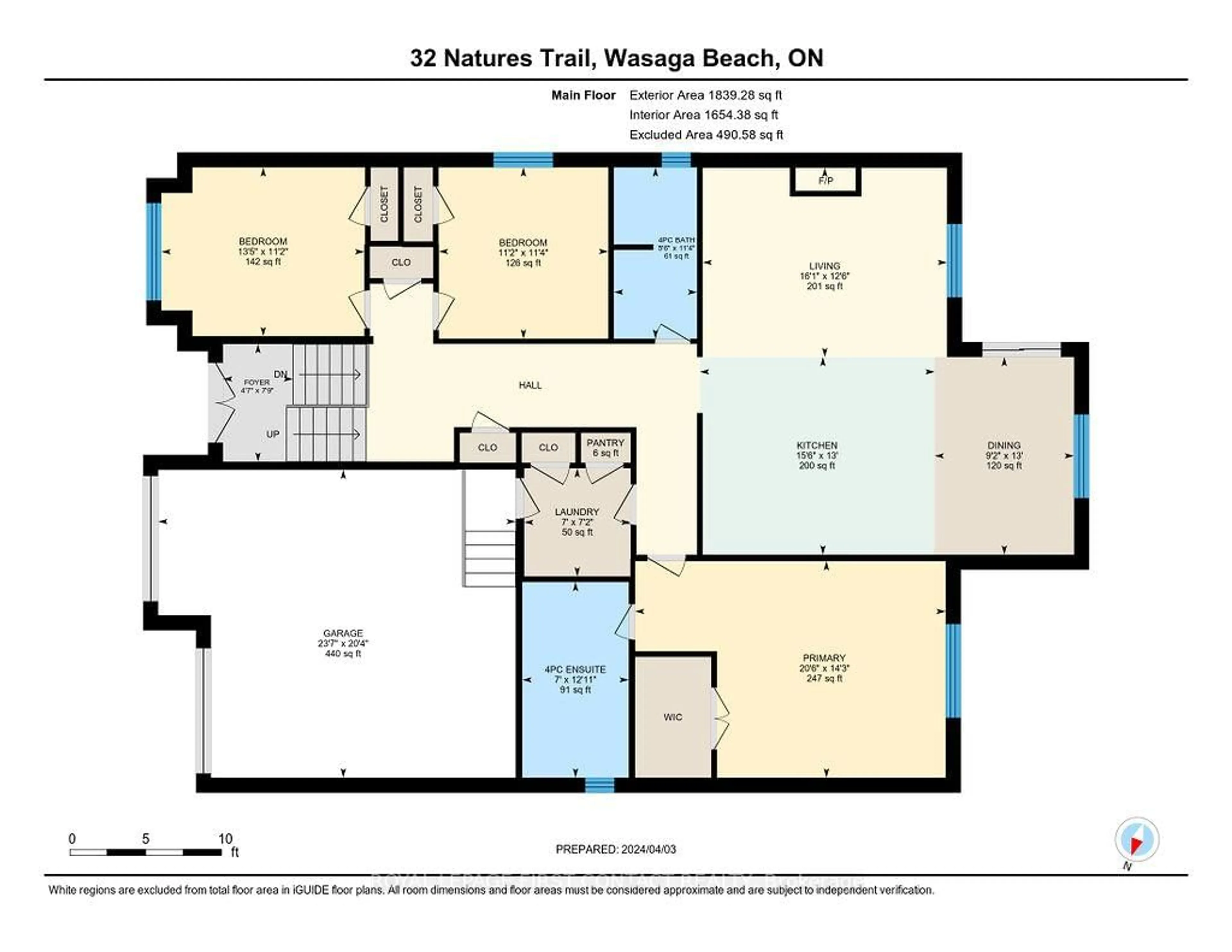 Floor plan for 32 Natures Tr, Wasaga Beach Ontario L9Z 0H4