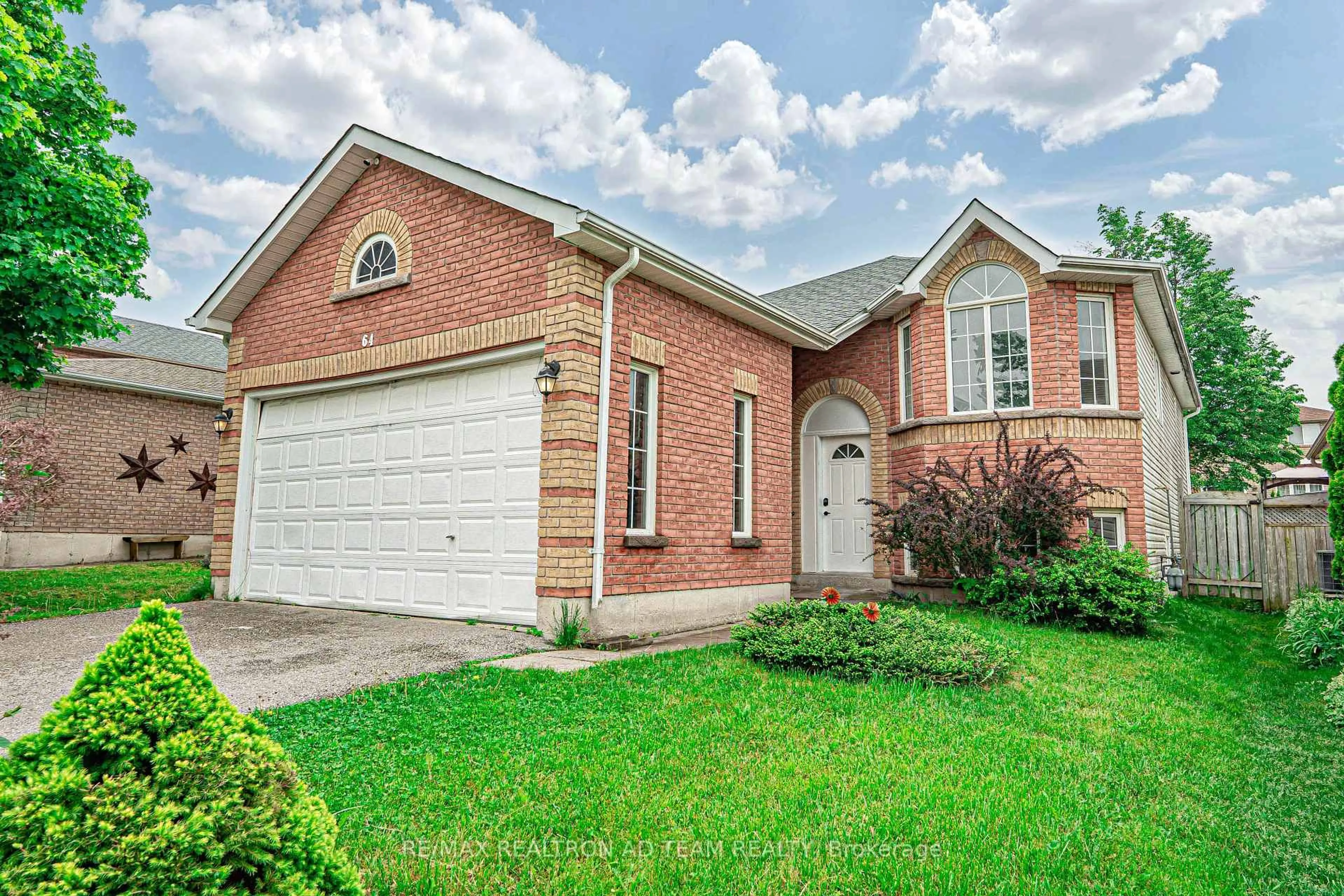 Home with brick exterior material, street for 64 Snowy Owl Cres, Barrie Ontario L4M 6P5