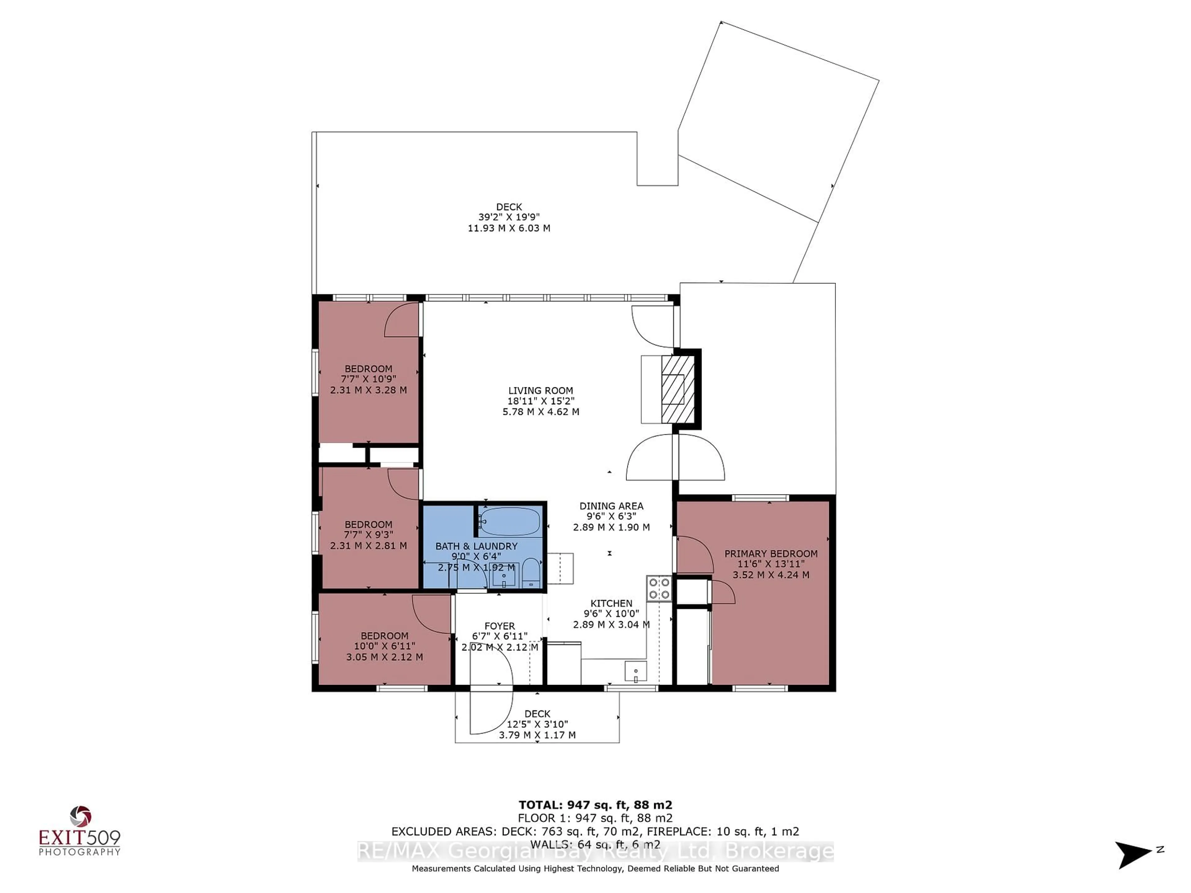 Floor plan for 760 Tiny Beaches Rd, Tiny Ontario L0L 2T0