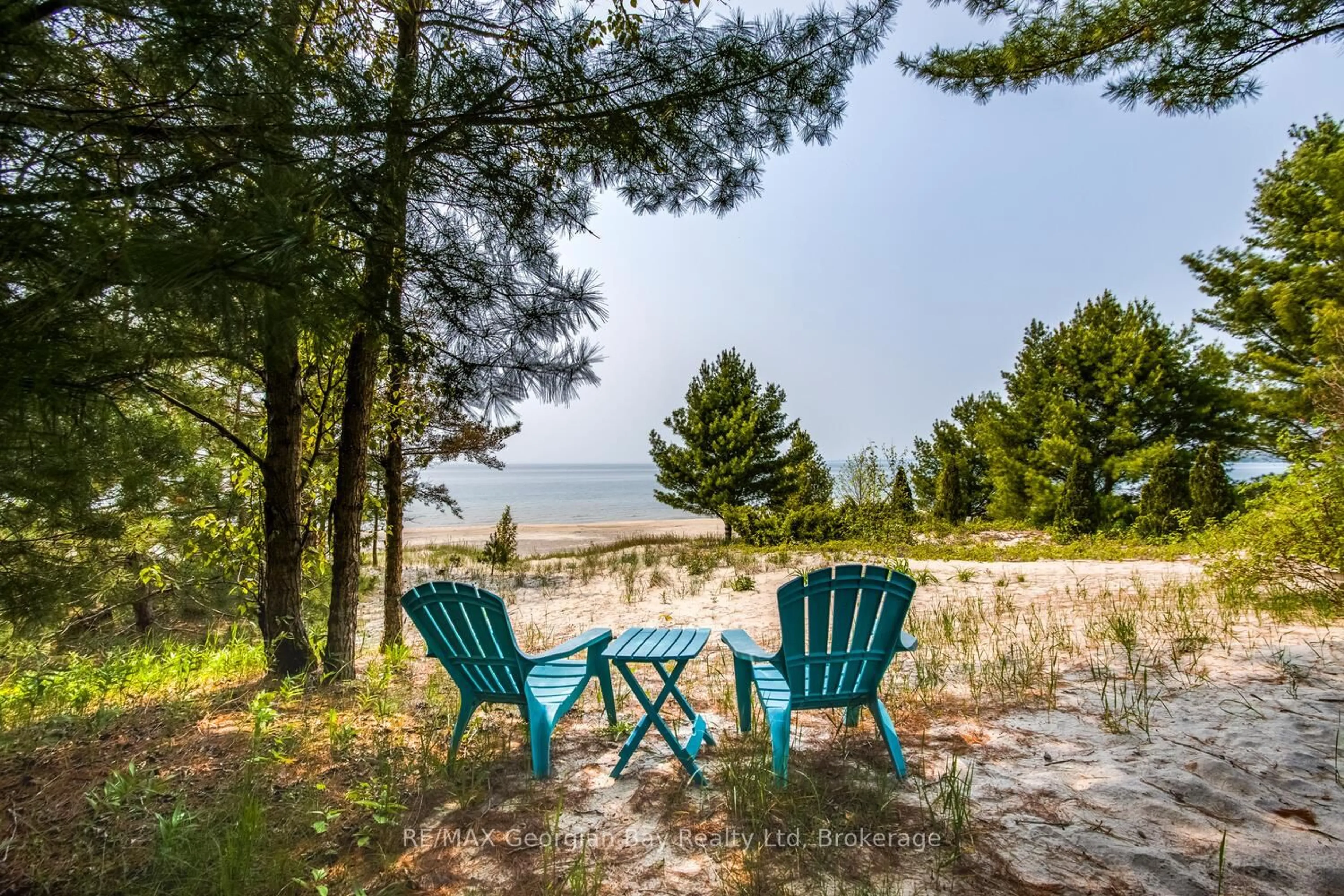 Patio, water/lake/river/ocean view for 760 Tiny Beaches Rd, Tiny Ontario L0L 2T0