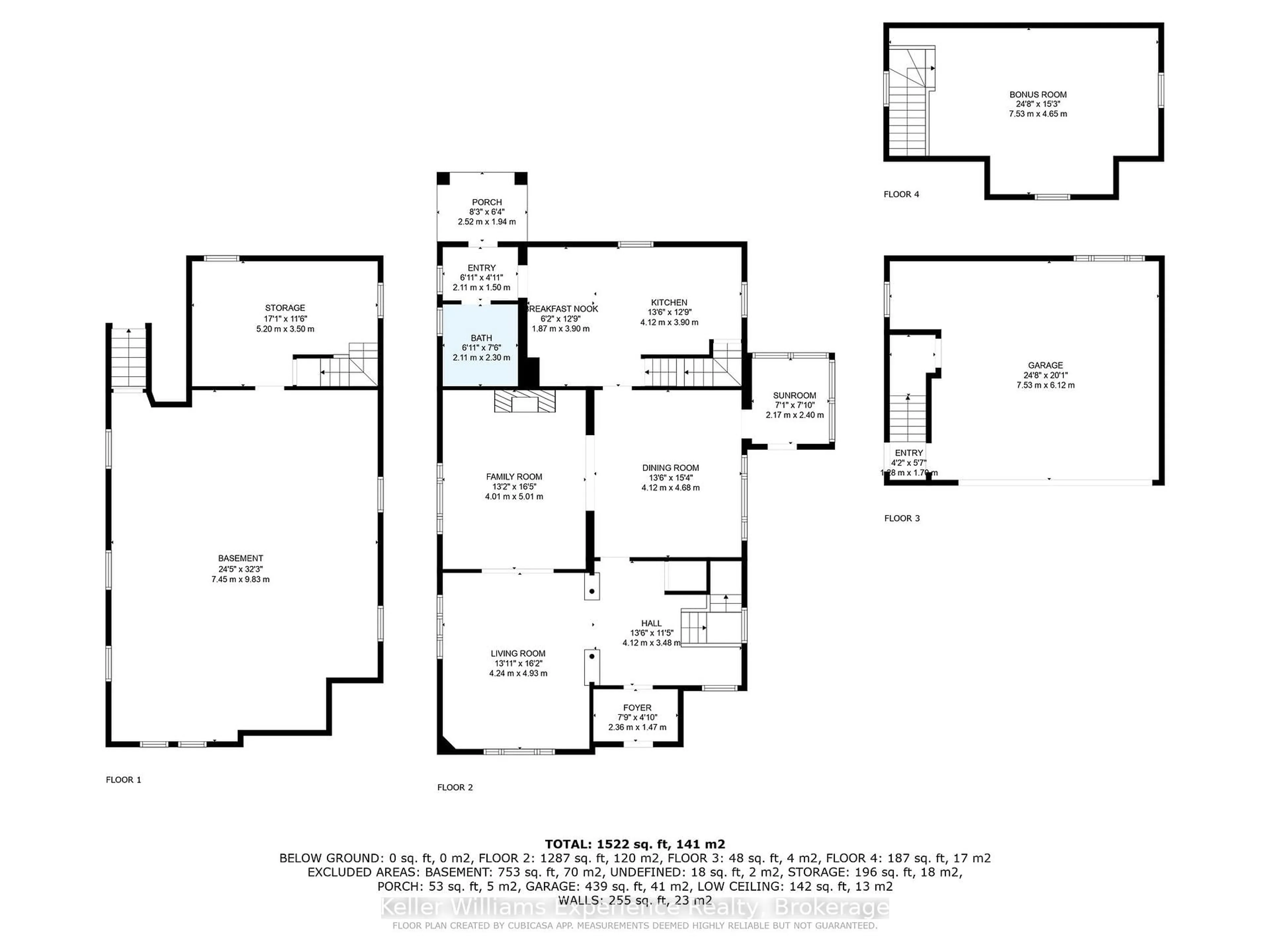 Floor plan for 117&121 Richard St, Tay Ontario L0K 2A0