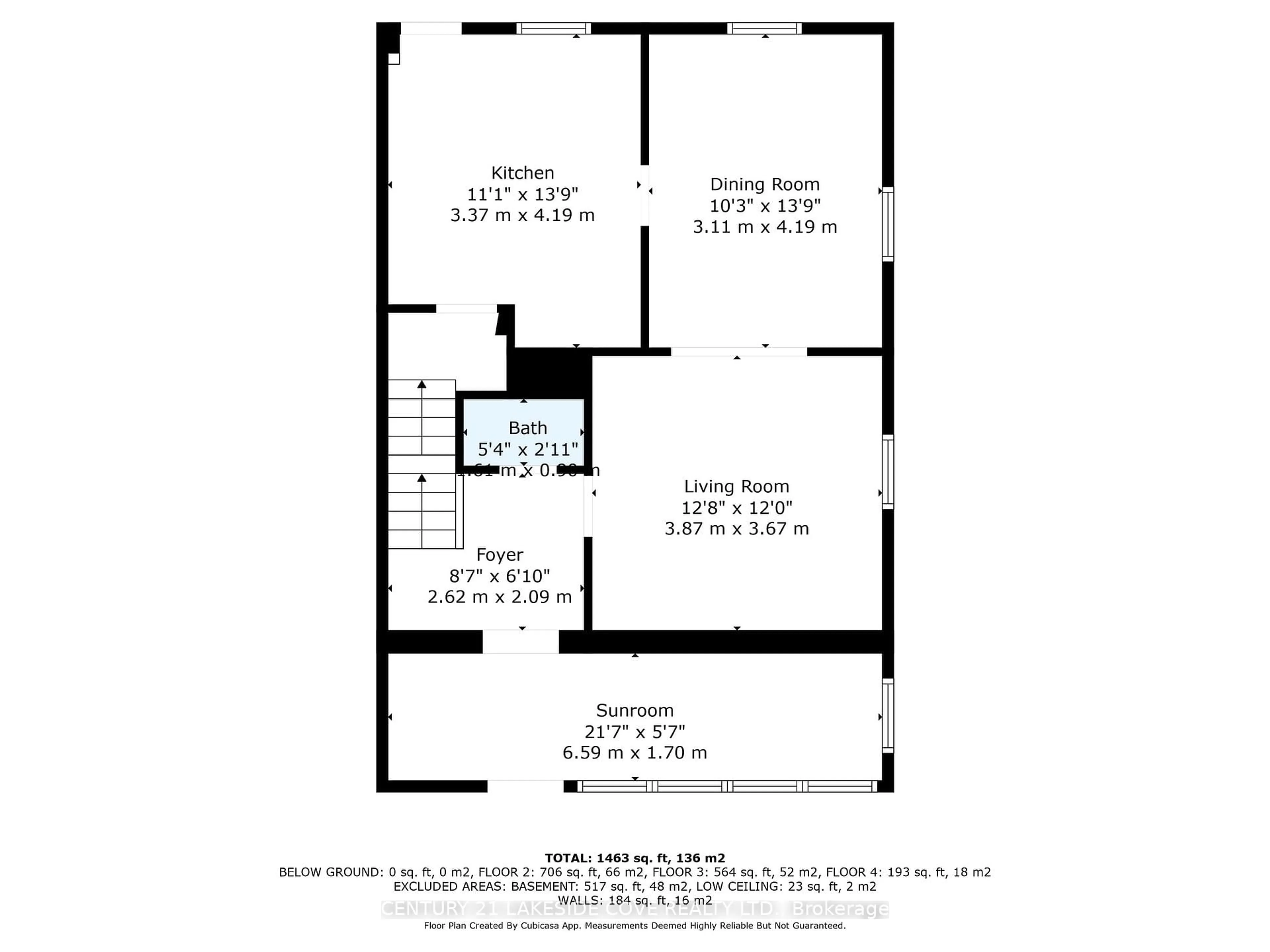 Floor plan for 74 Penetang St, Orillia Ontario L3V 3N5