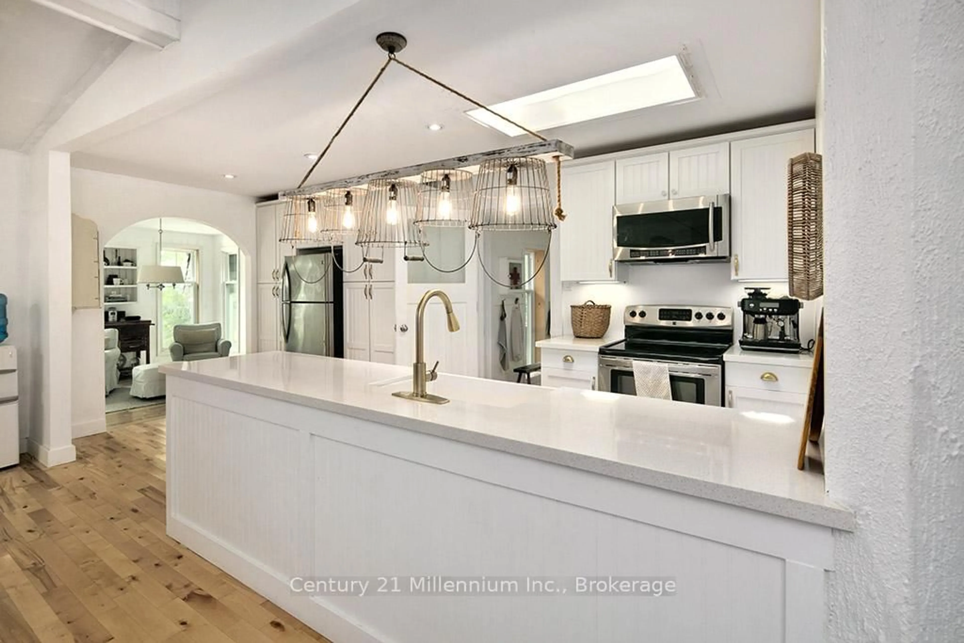 Open concept kitchen, ceramic/tile floor for 2284 TINY BEACHES Rd, Tiny Ontario L0L 1P0