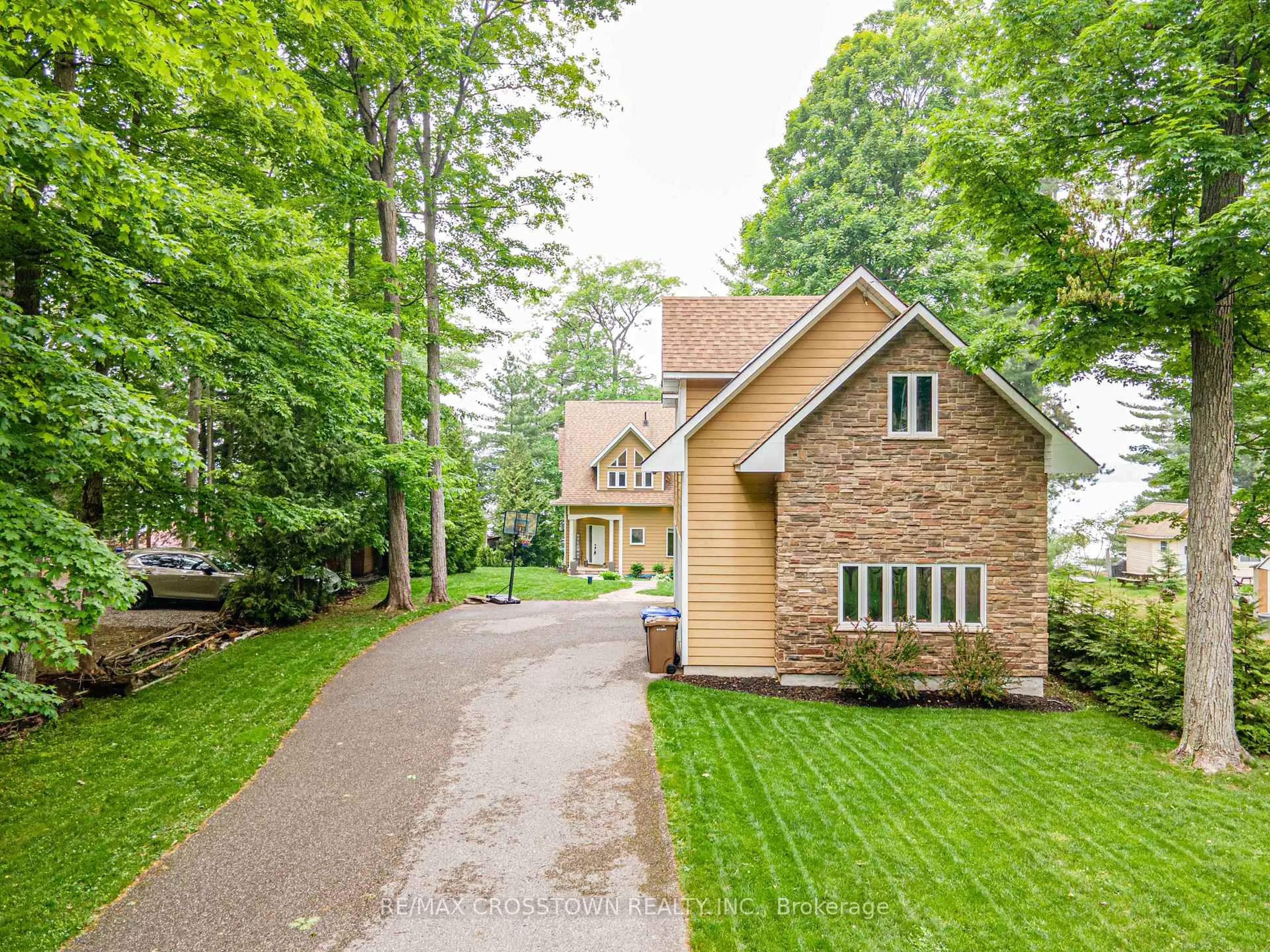 Home with brick exterior material, street for 2240 South Orr Lake Rd, Springwater Ontario L0L 1P0