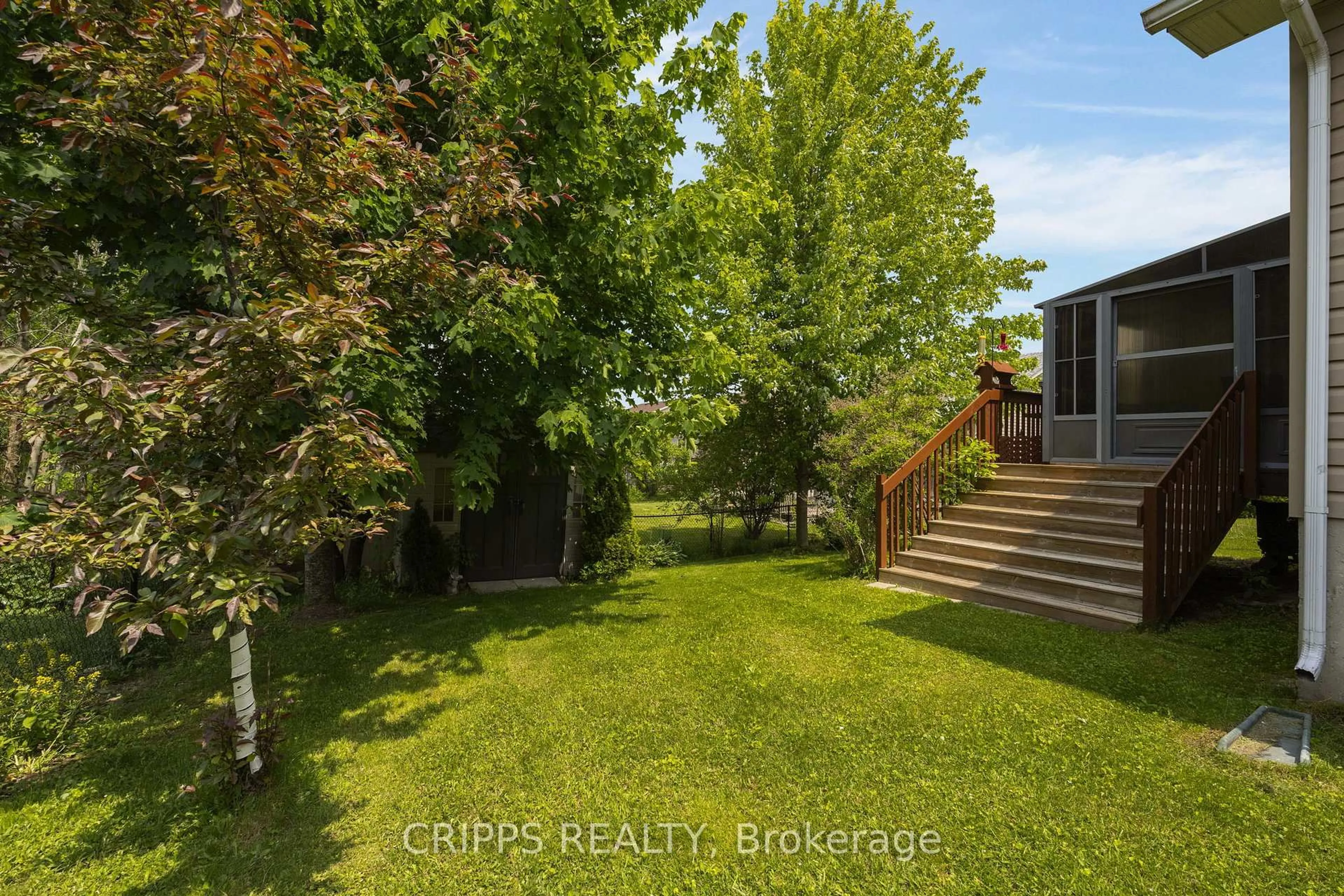A pic from outside/outdoor area/front of a property/back of a property/a pic from drone, forest/trees view for 30 GEORGIAS Walk, Tay Ontario L0K 2A0